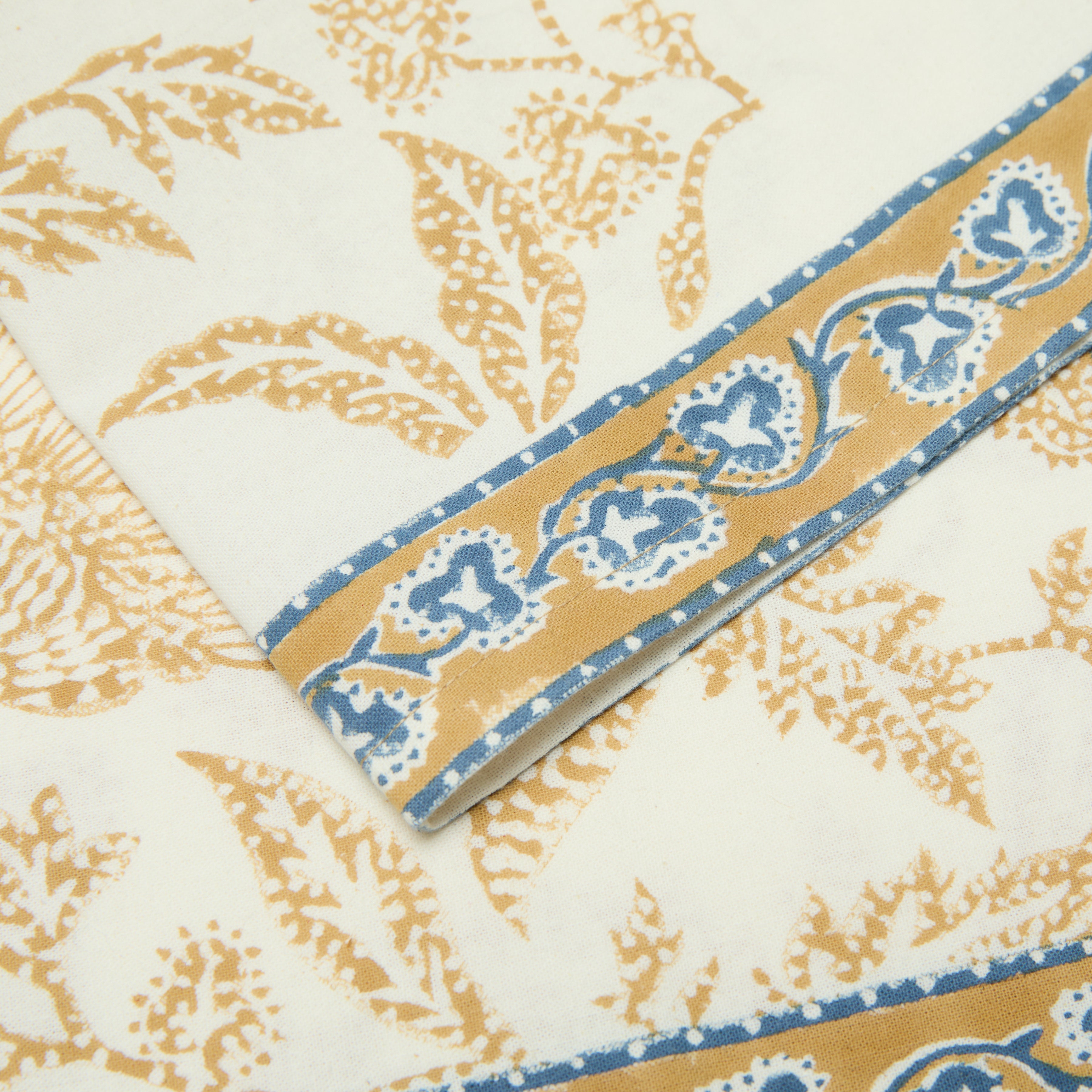 Chloe Napkins Blue & Brown - Set of 4