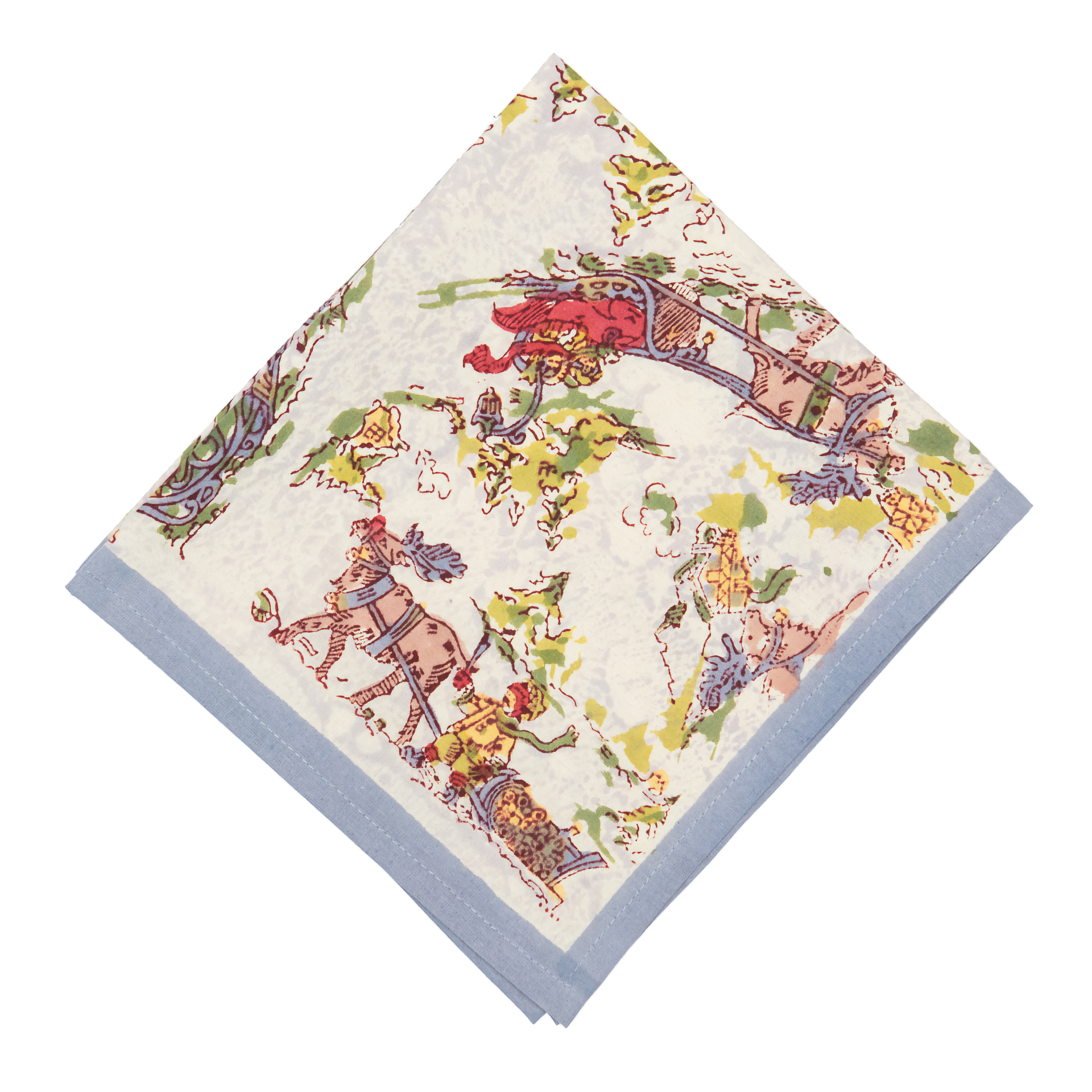 French Tablecloth Renne Grey & Blue