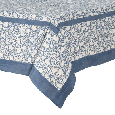 French Tablecloth Meadows Bleu