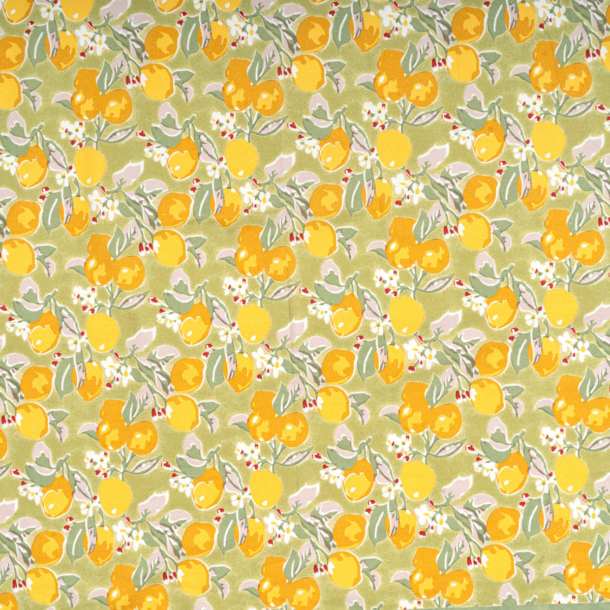 French Tablecloth Citron Vert & Yellow