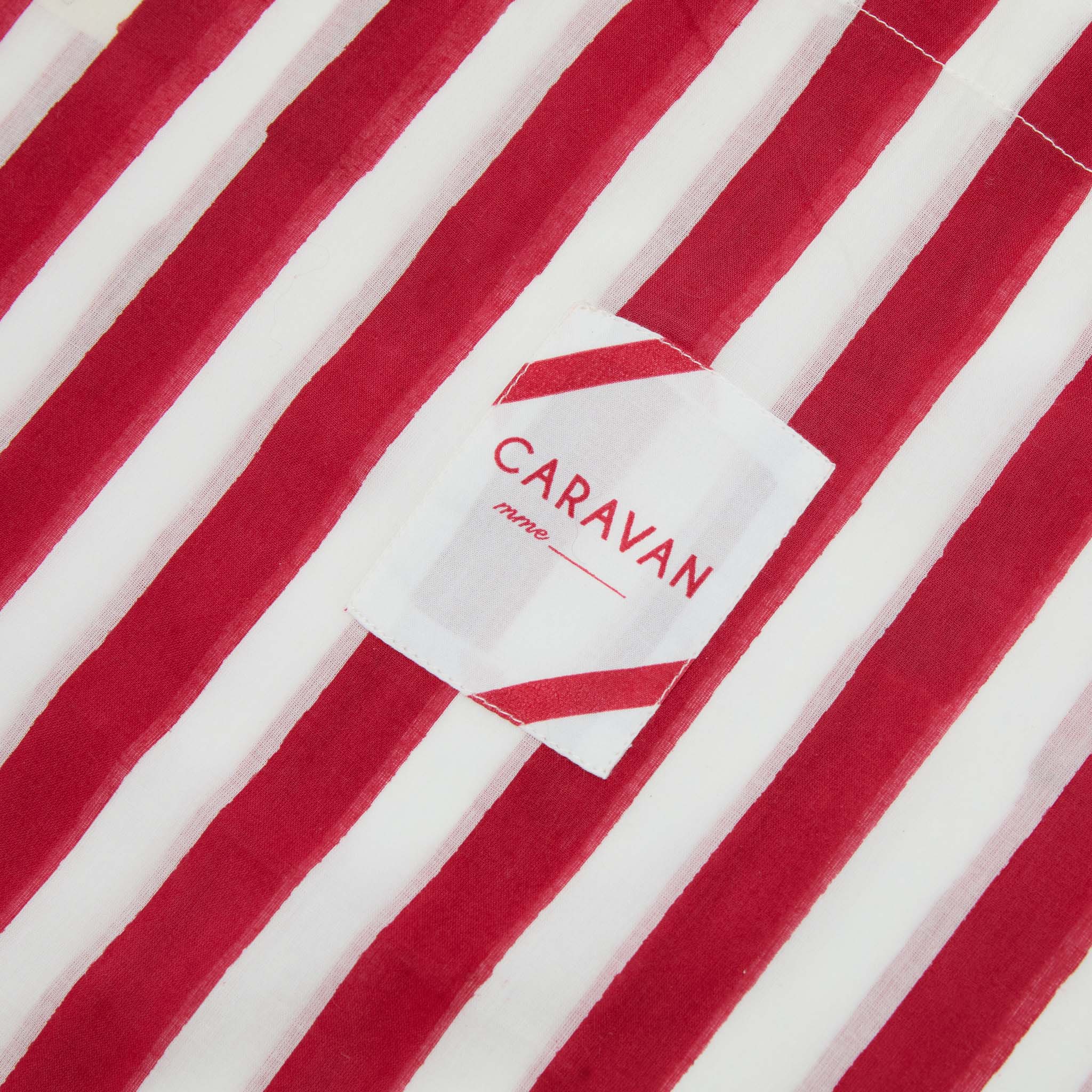 Cabana Stripes Red Tote Bag