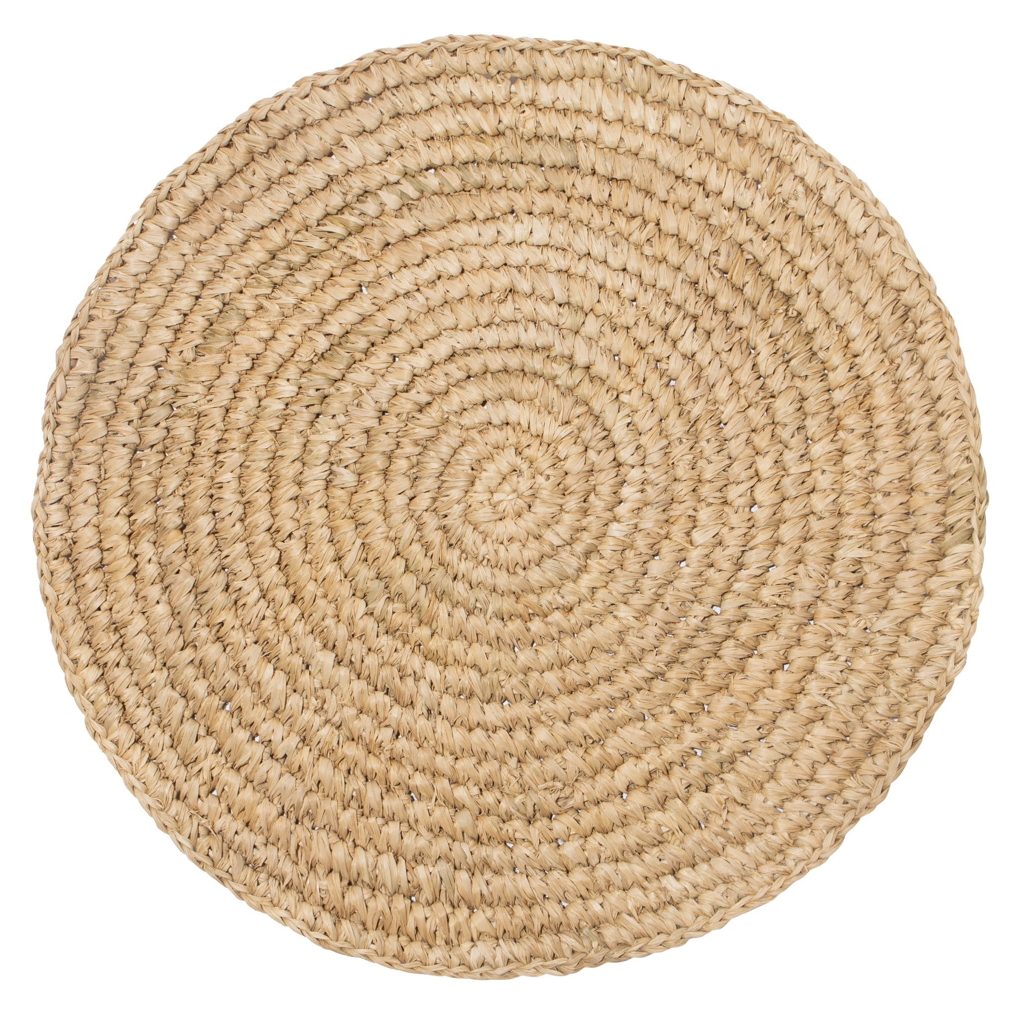 Classic Round Natural Round Placemat 15" - Set of 4