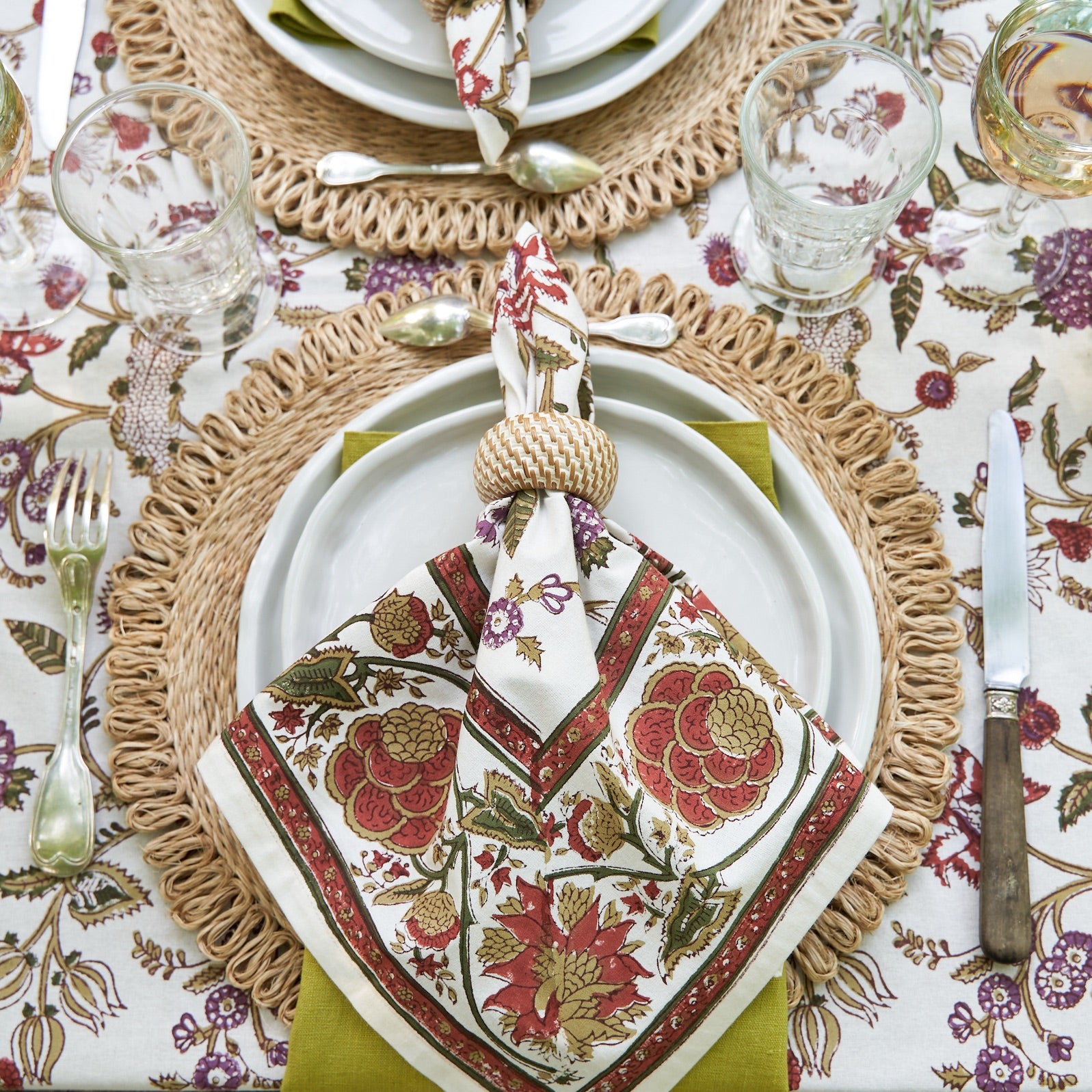 Louise Napkins Multicolor - Set of 4