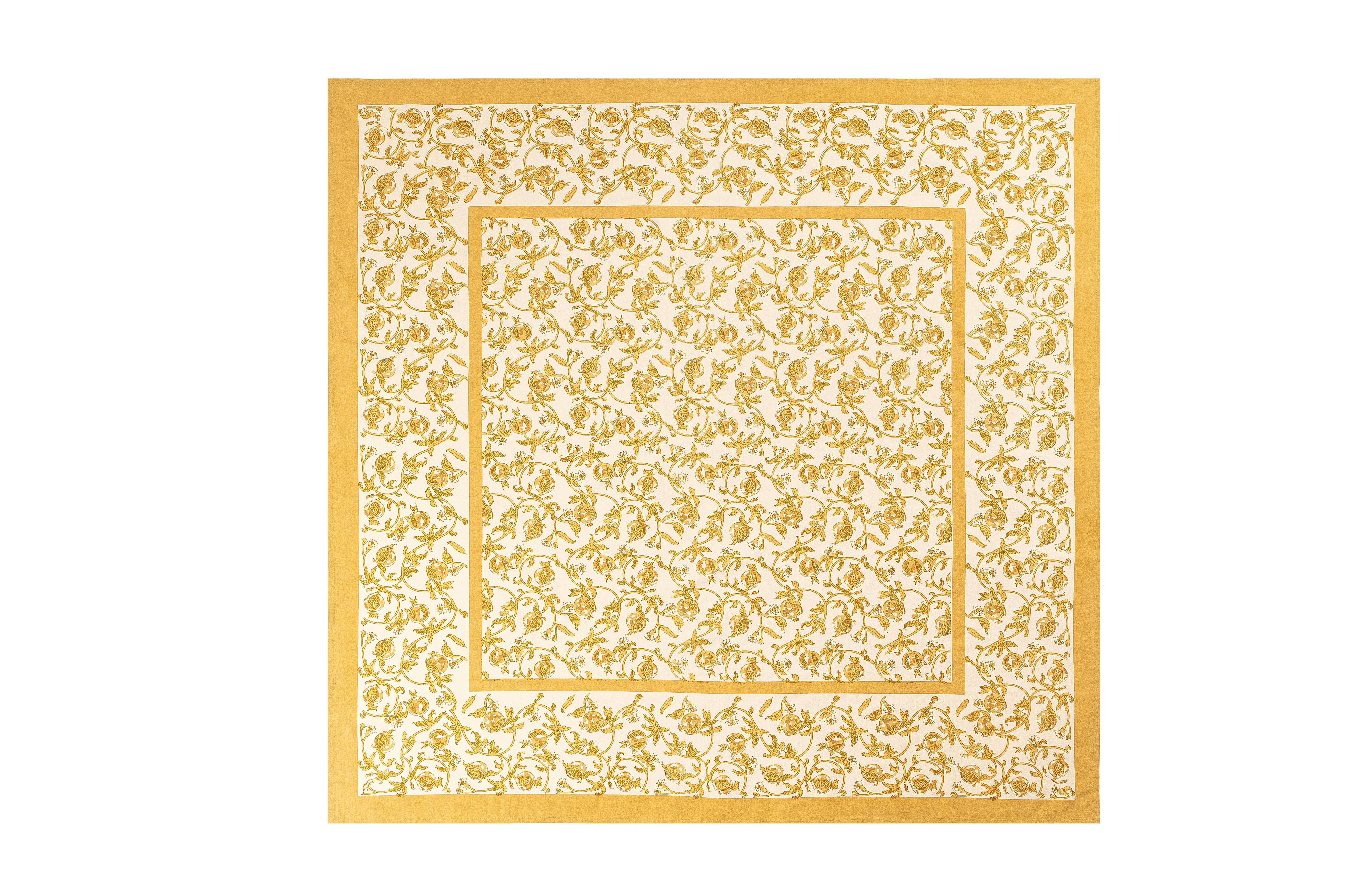 French Tablecloth Granada Mustard