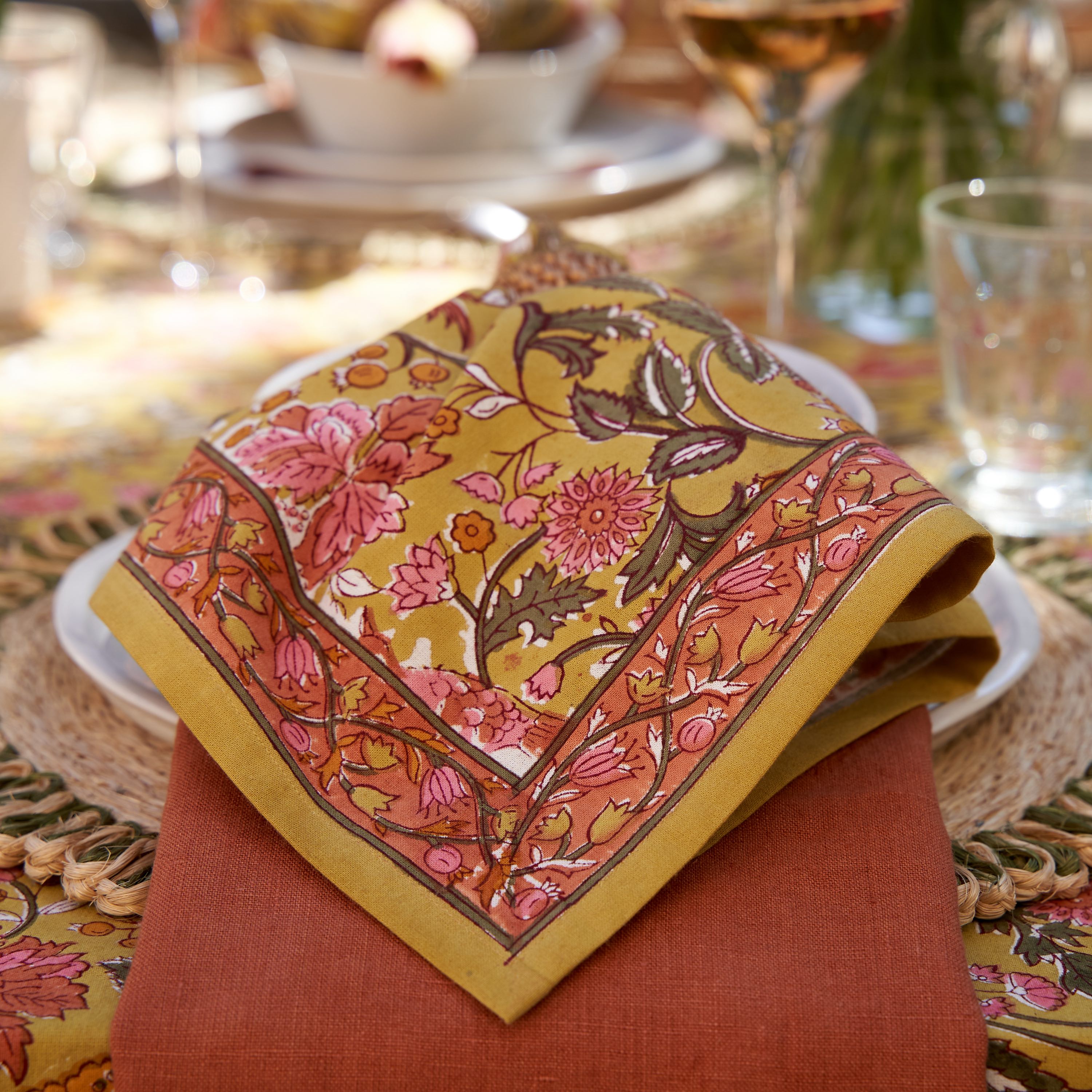 Everyday Napkins Clementine, Set of 4