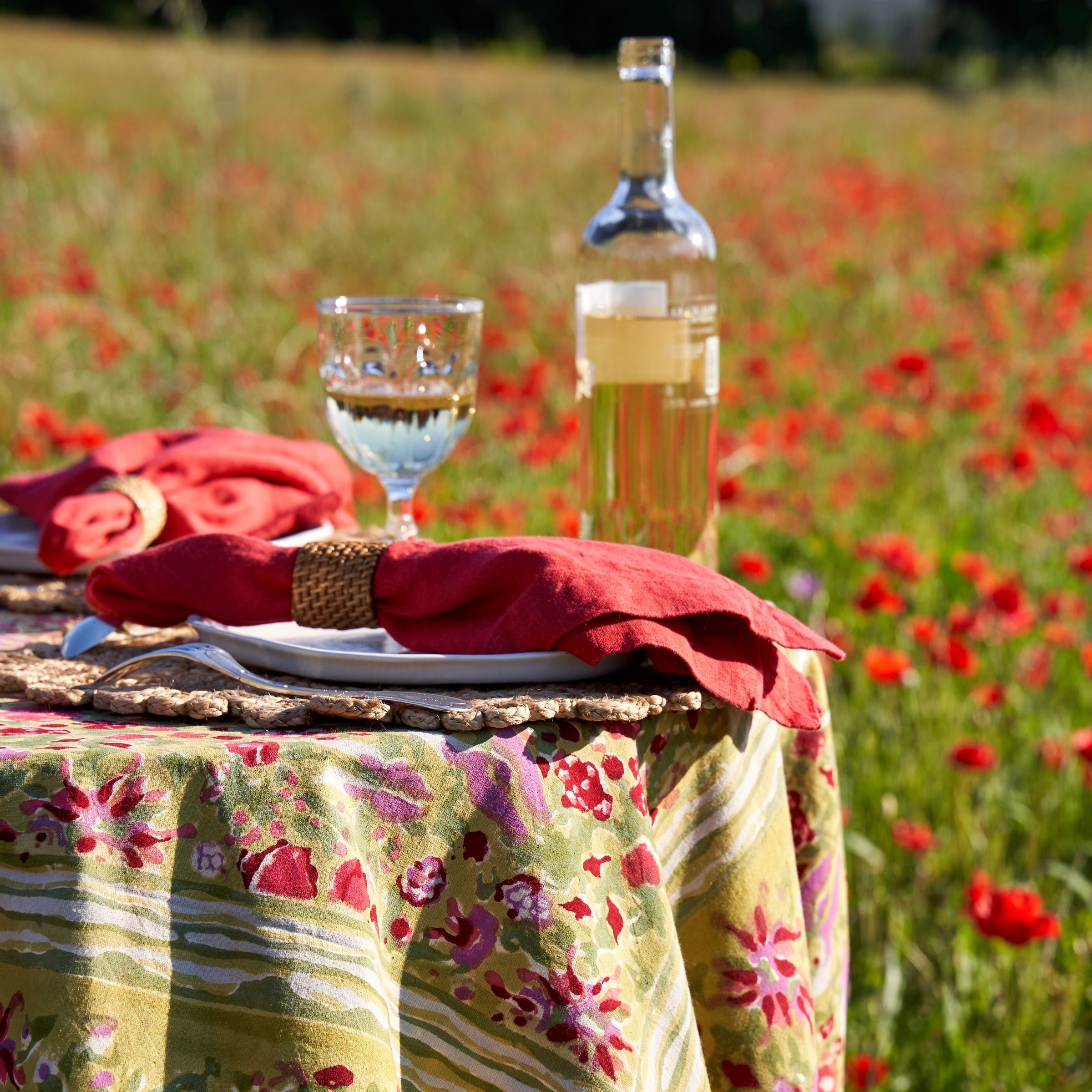 Everyday Napkins Cranberry, Set of 4