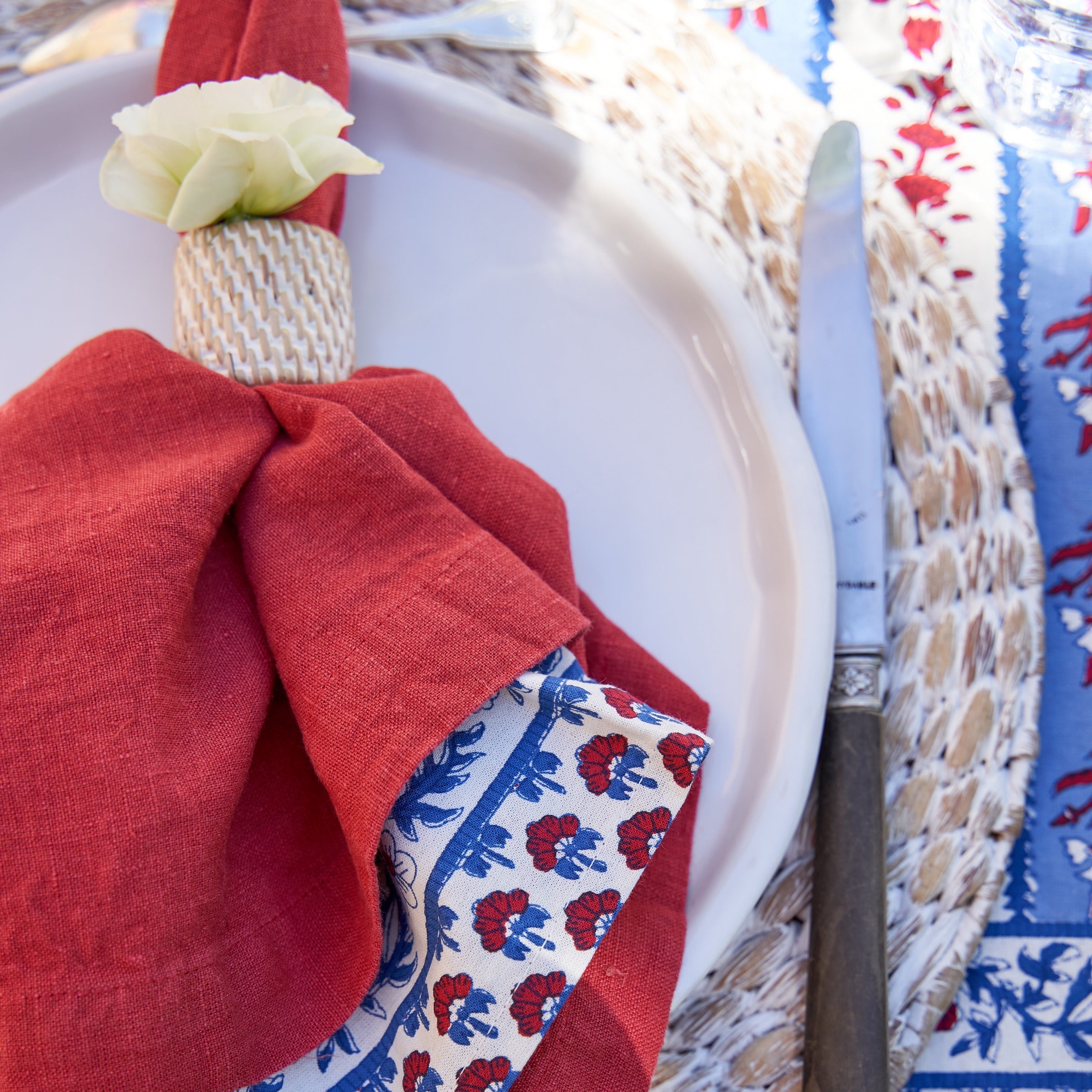 Everyday Napkins Cranberry, Set of 4