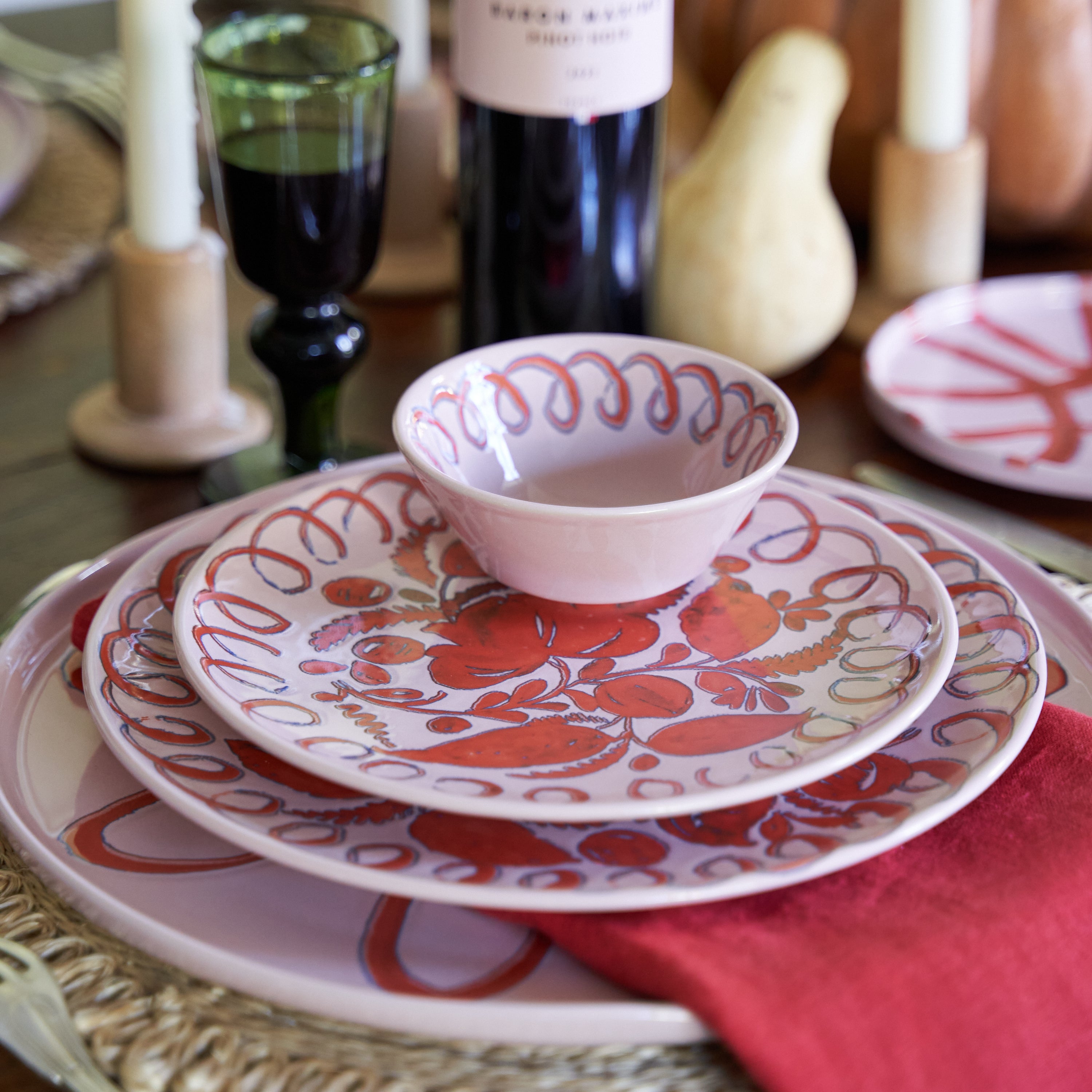 Amalfi Ceramic Service Charger Plate