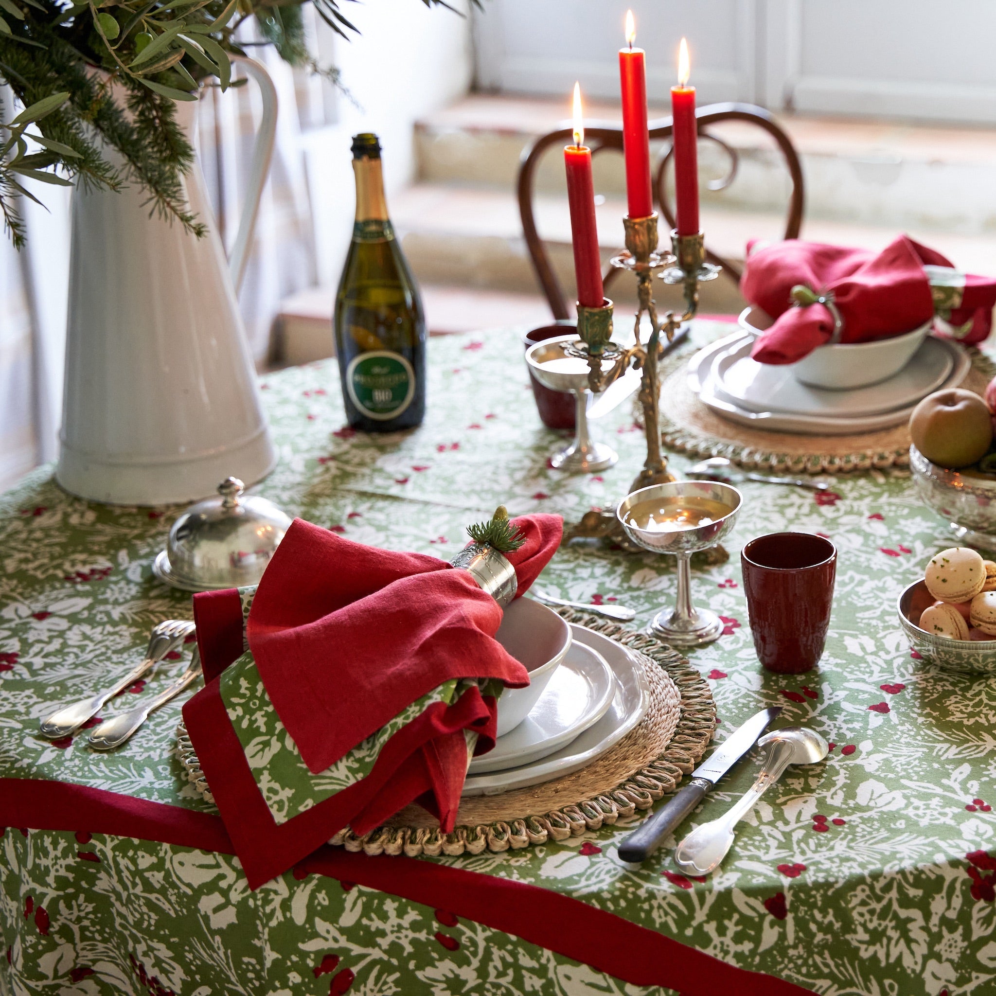 Everyday Napkins Cranberry, Set of 4