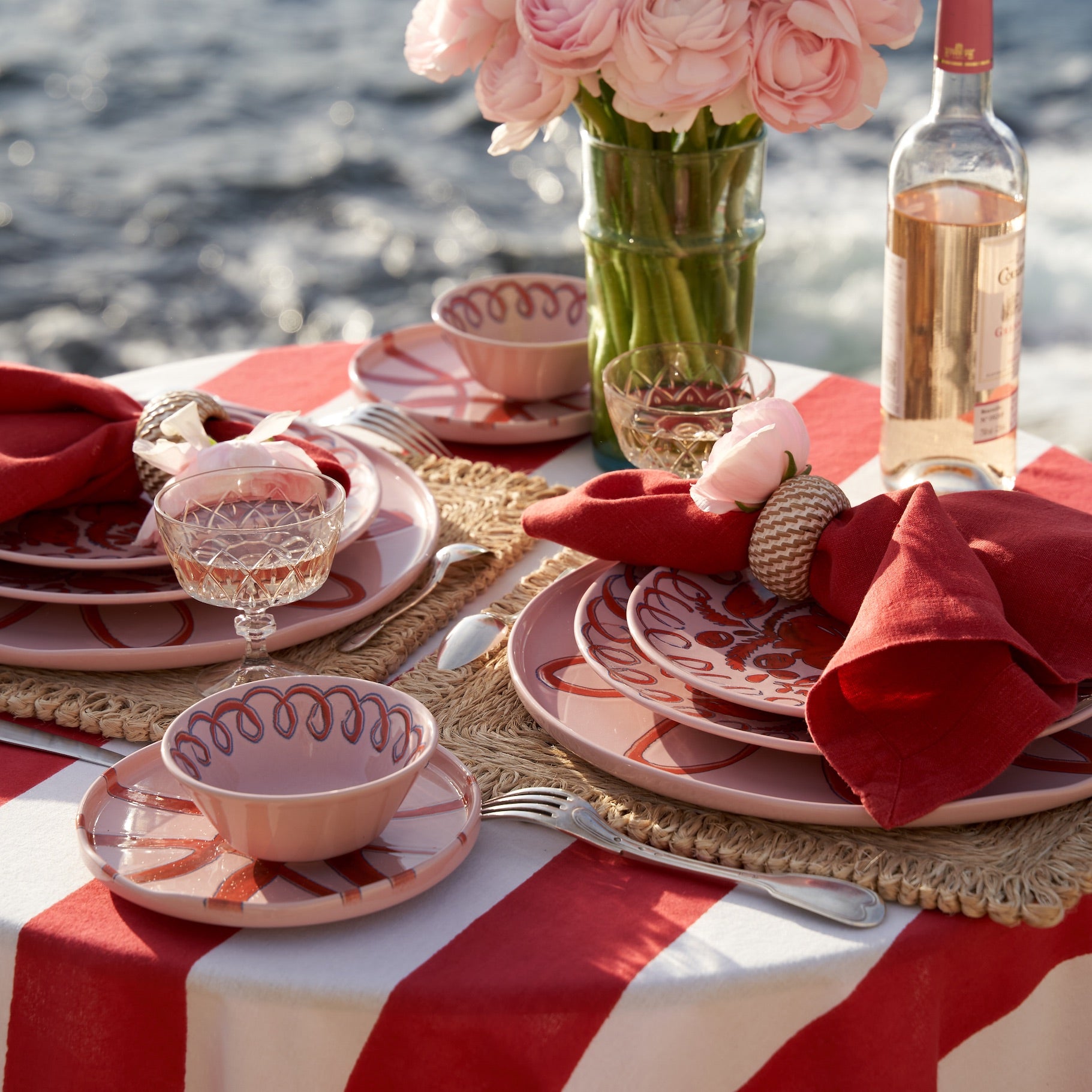 Amalfi Ceramic Appetizer Plate