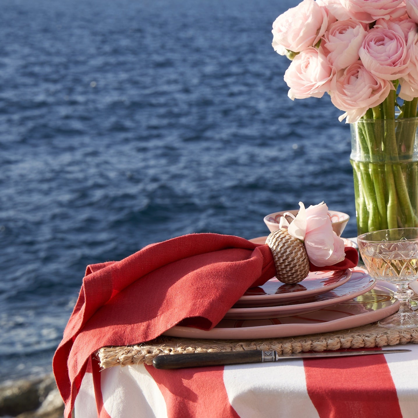 Everyday Napkins Cranberry, Set of 4