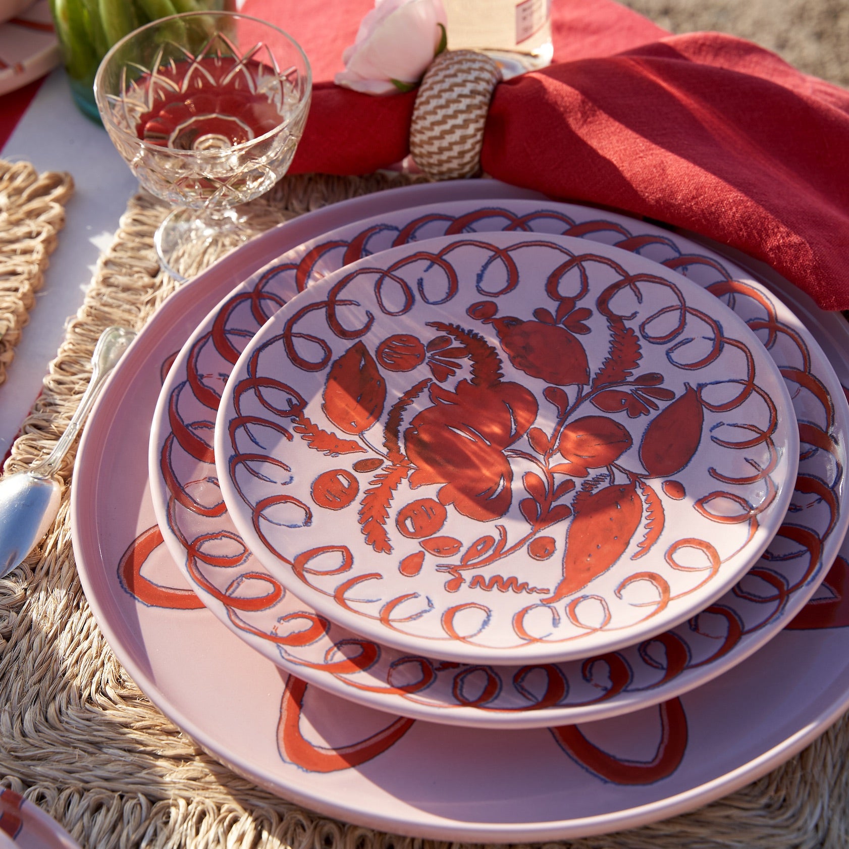 Amalfi Ceramic Dessert Plate