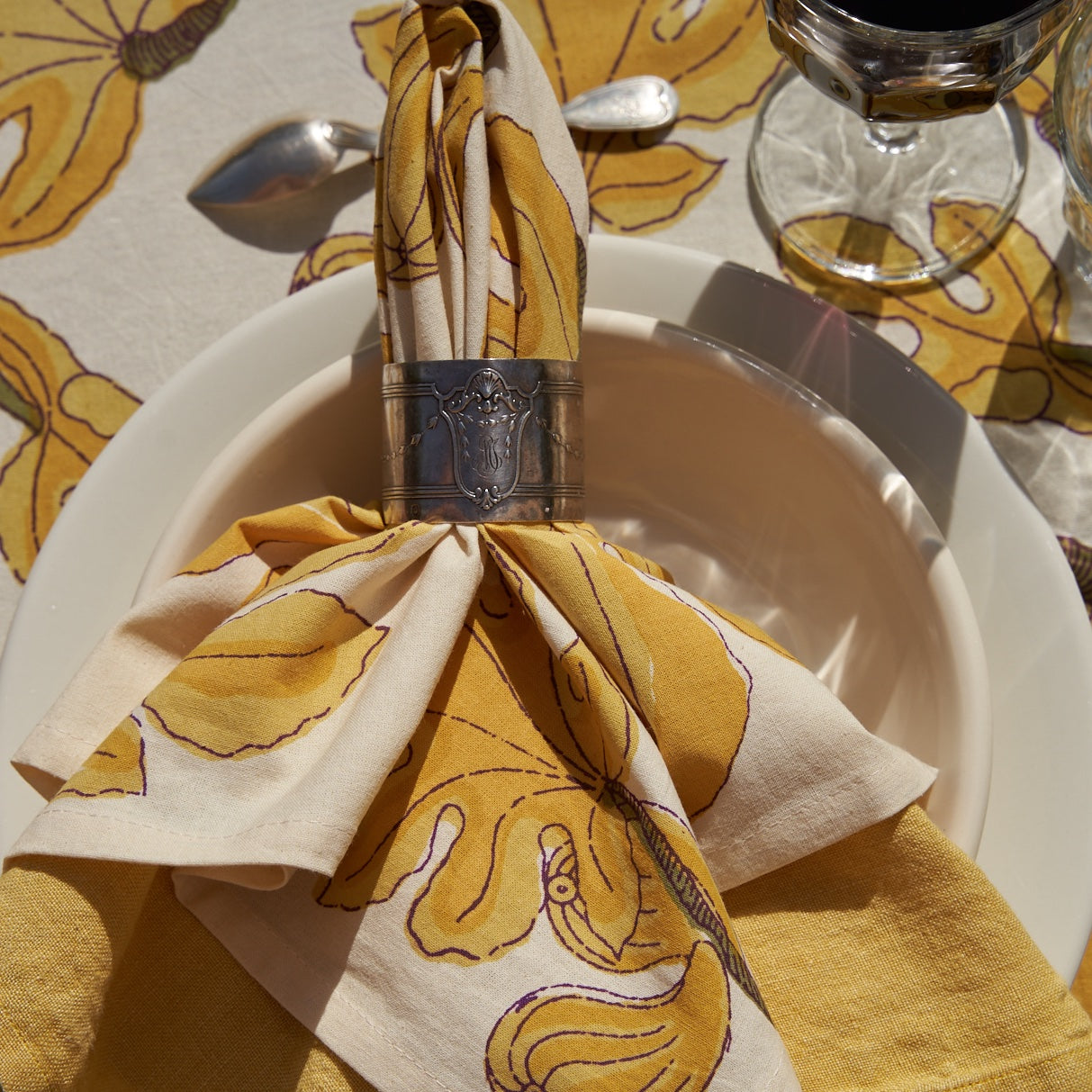 Fig Citrine Napkins, Set of 6