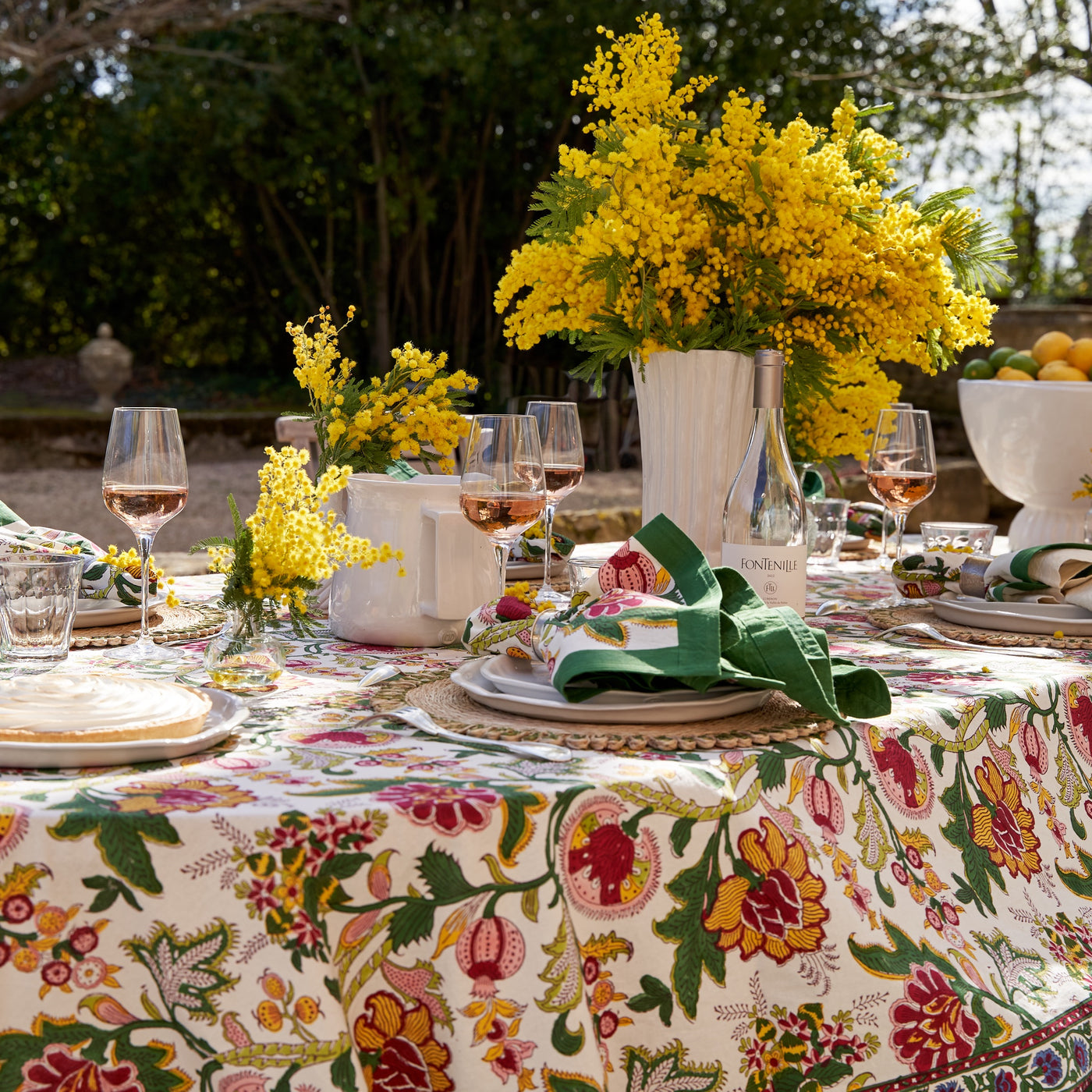 French Tablecloth Coromandel Multi