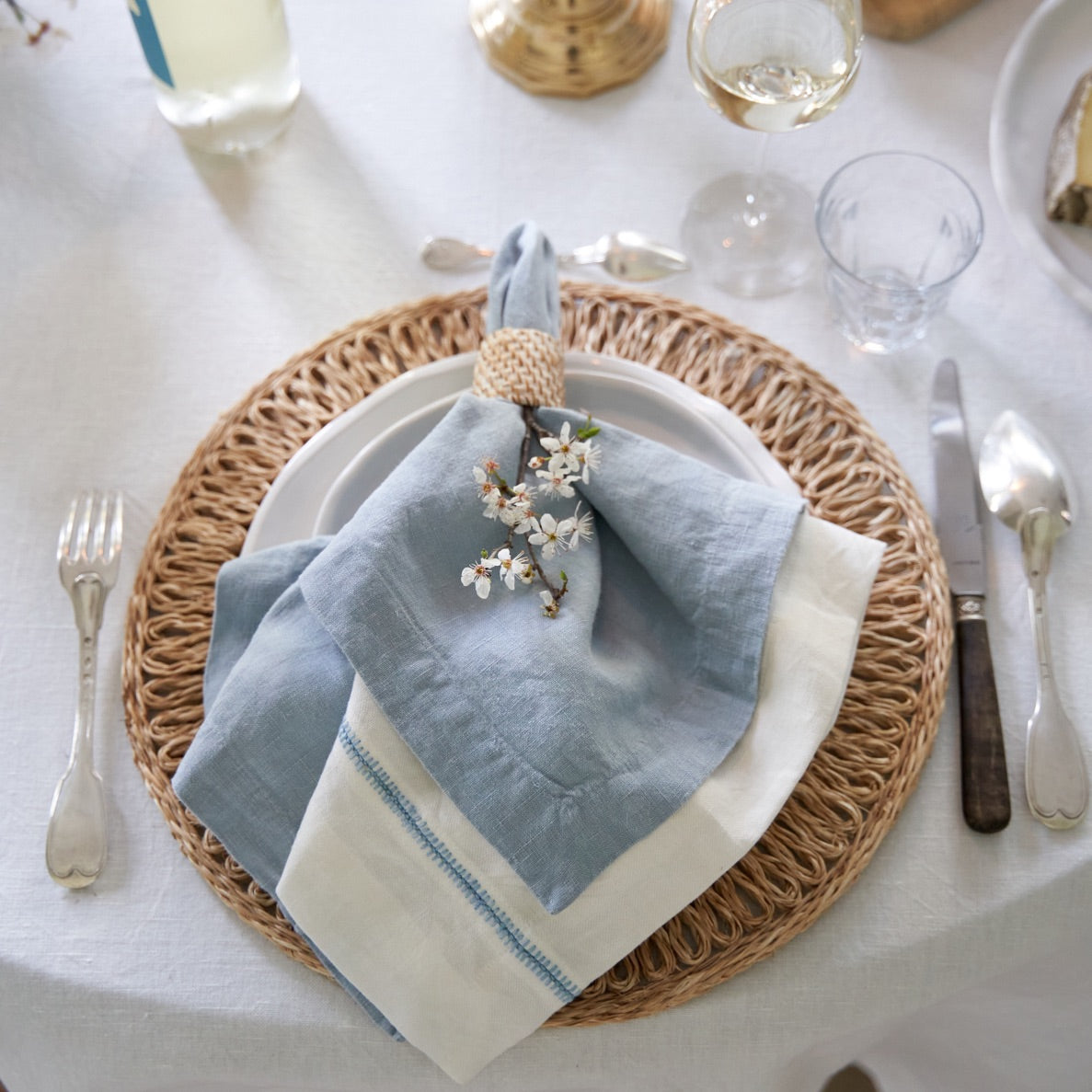 Everyday Napkins Robin's Egg, Set of 4