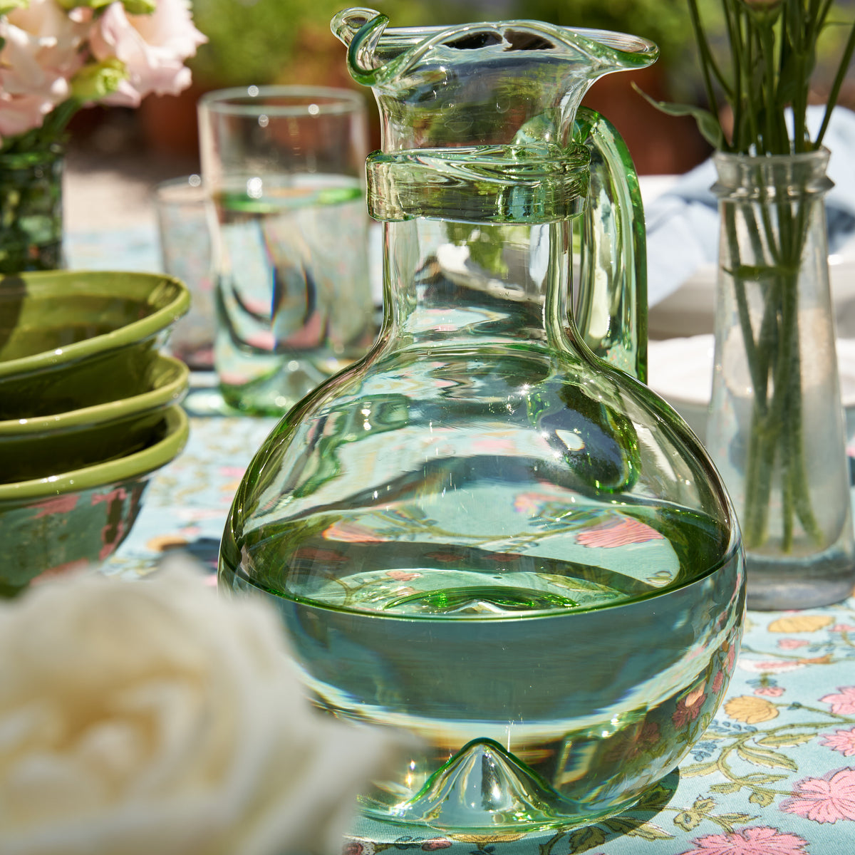 Verona Pitcher, Green, 32 oz
