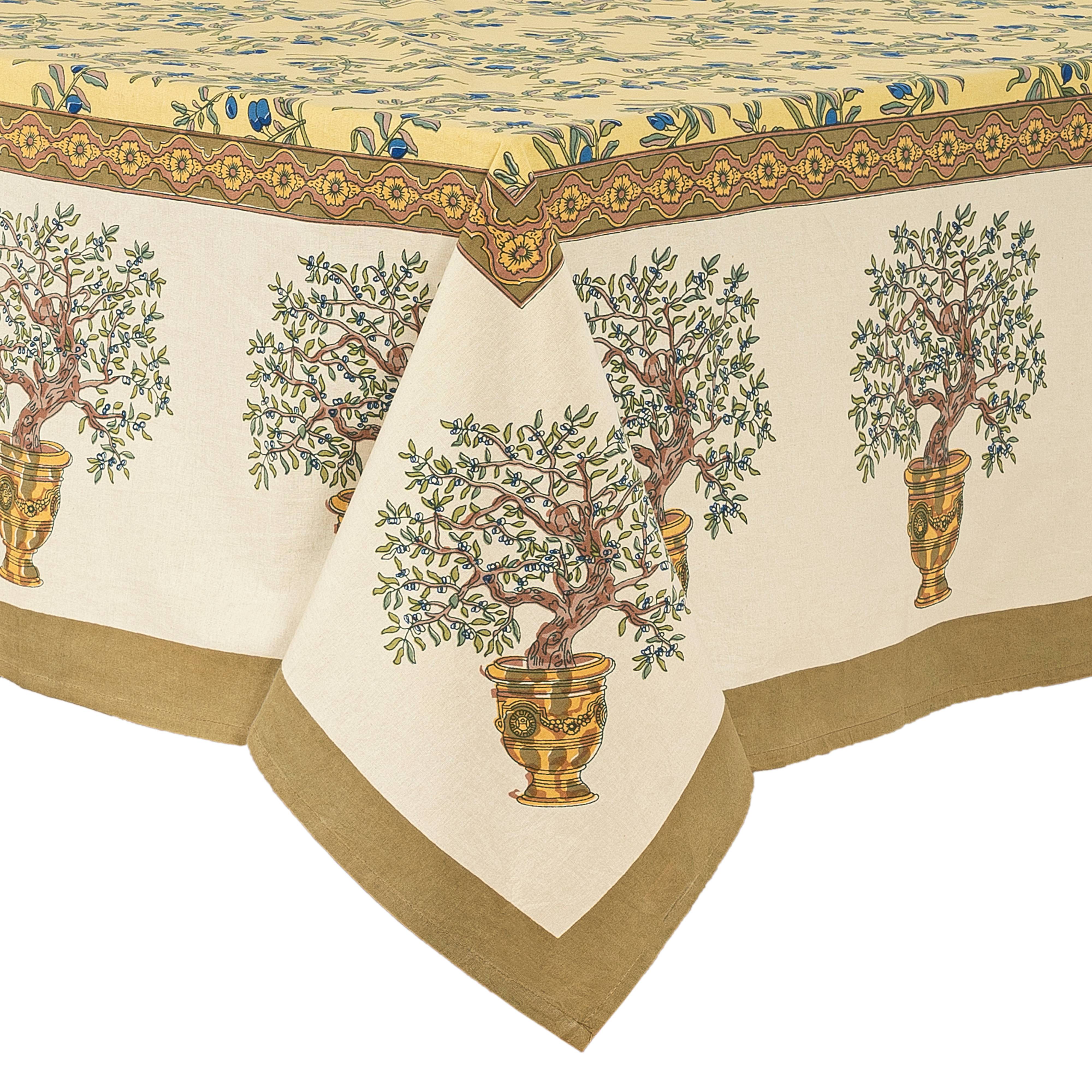 French Tablecloth Olive Tree