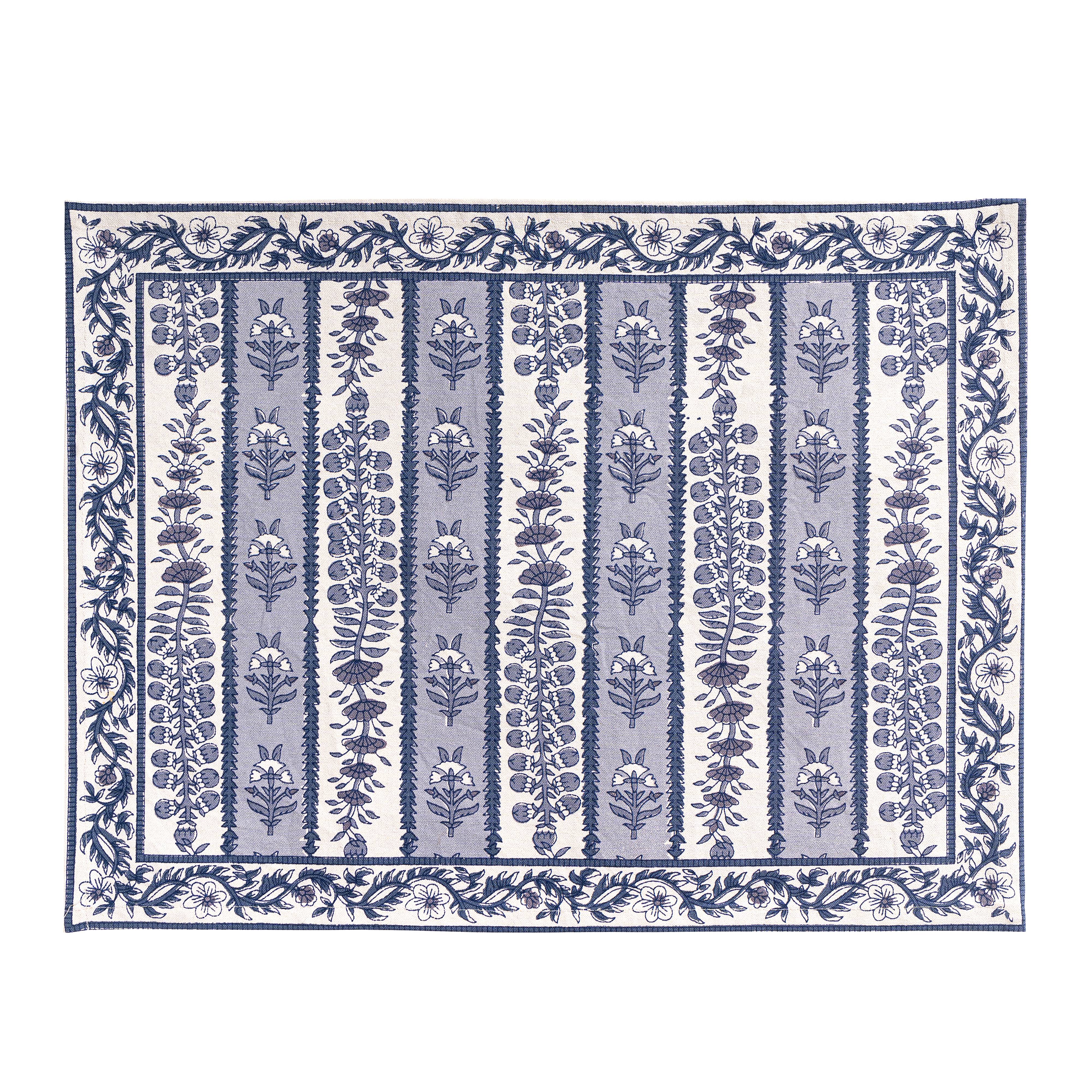 Avignon Placemats Blue & Marine, Set of 6