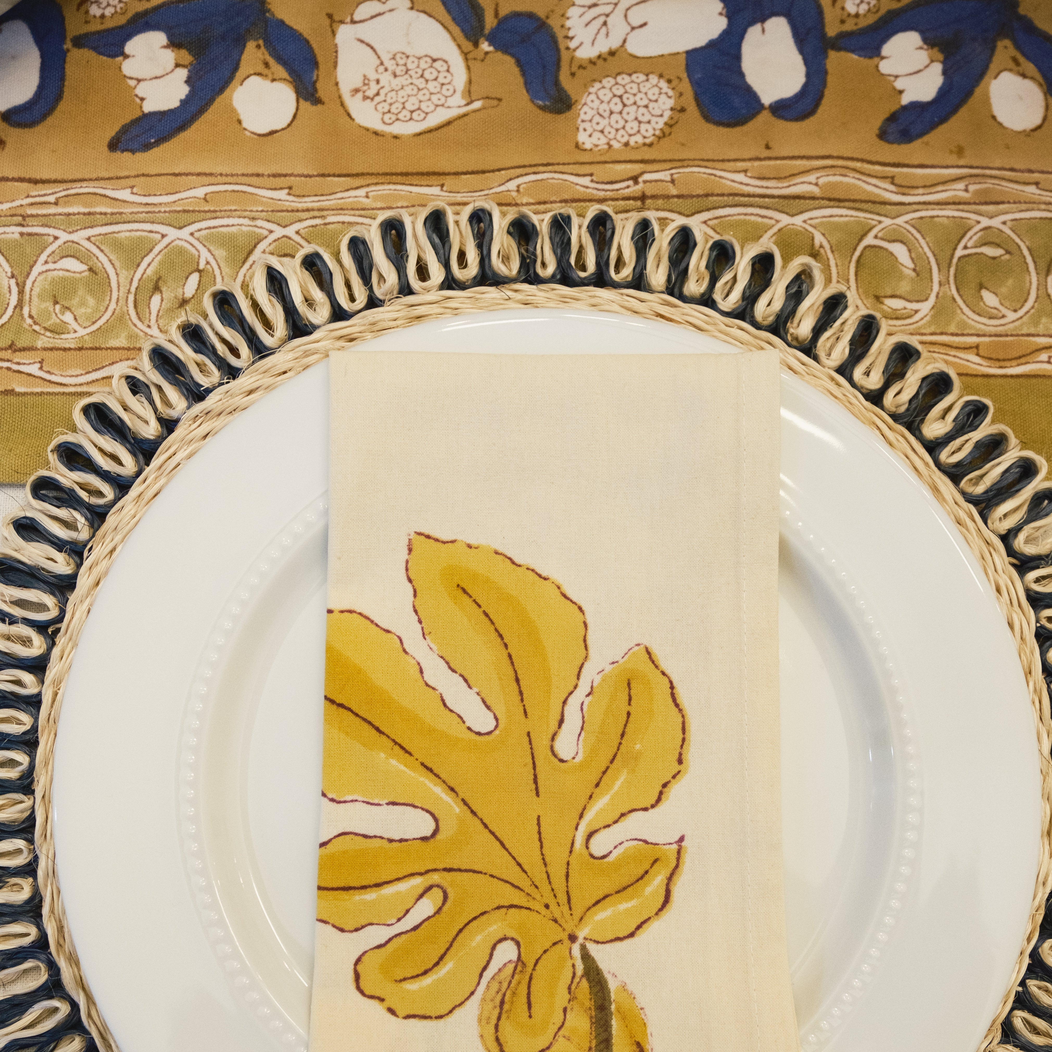 Fig Citrine Napkins, Set of 6