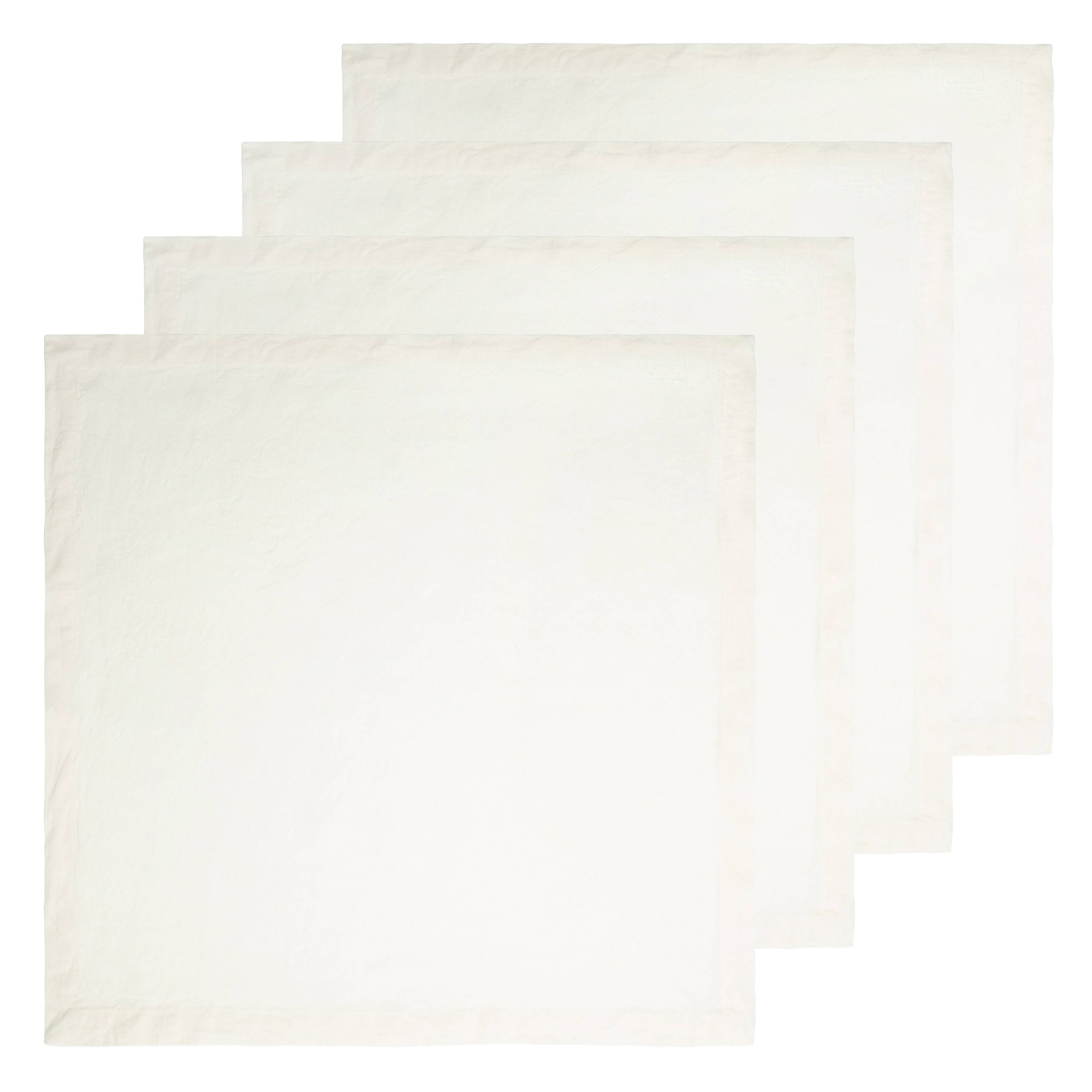 Everyday Napkins Ivory, Set of 4