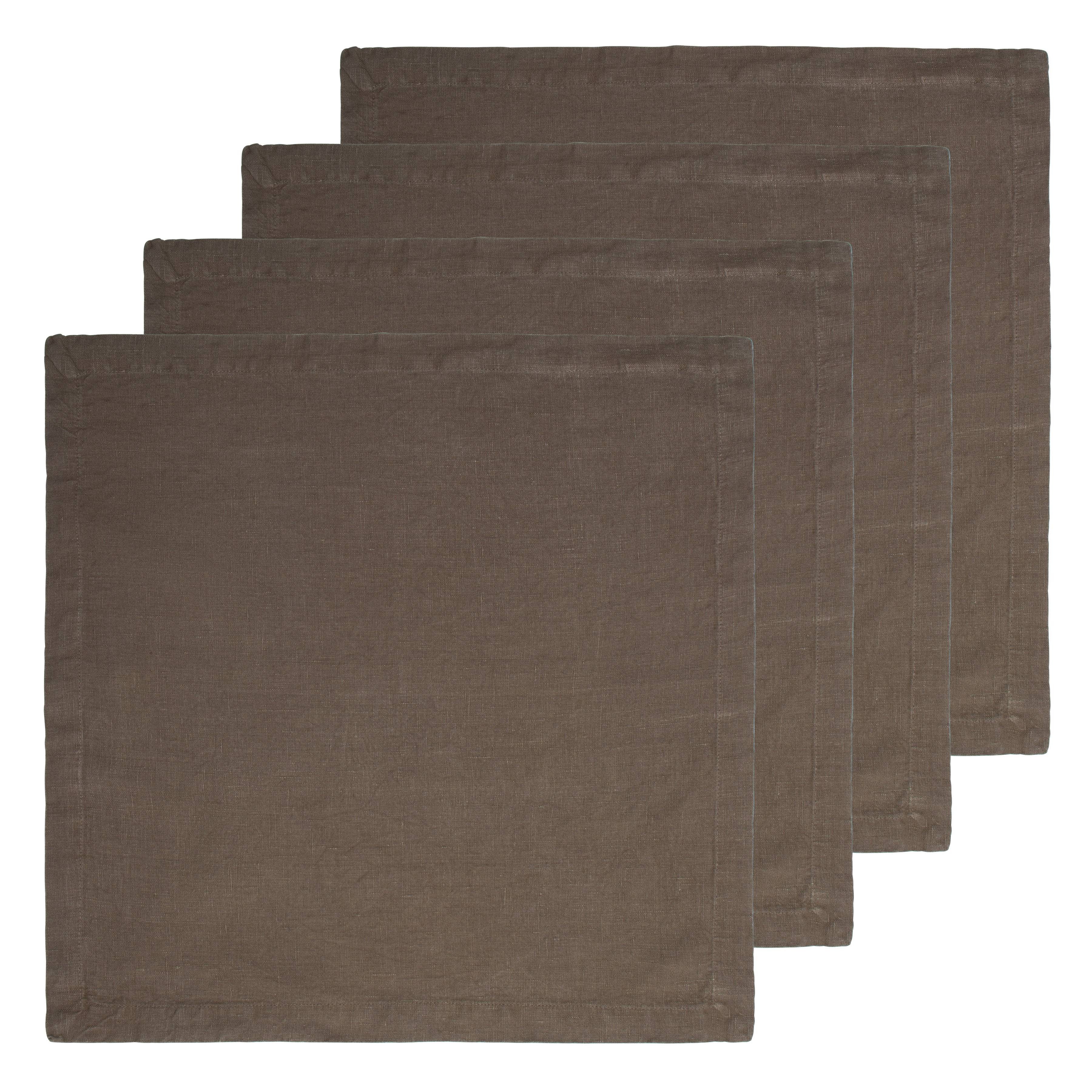 Everyday Napkins Walnut, Set of 4
