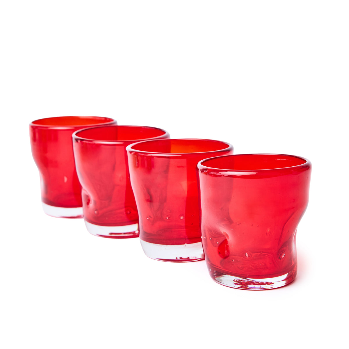 Capri Glassware Red 8.5 oz, Set of 6