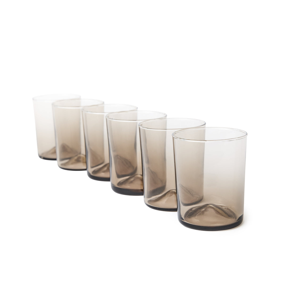 Verona Tumbler, Smoke, 7.5 oz, Set of 6