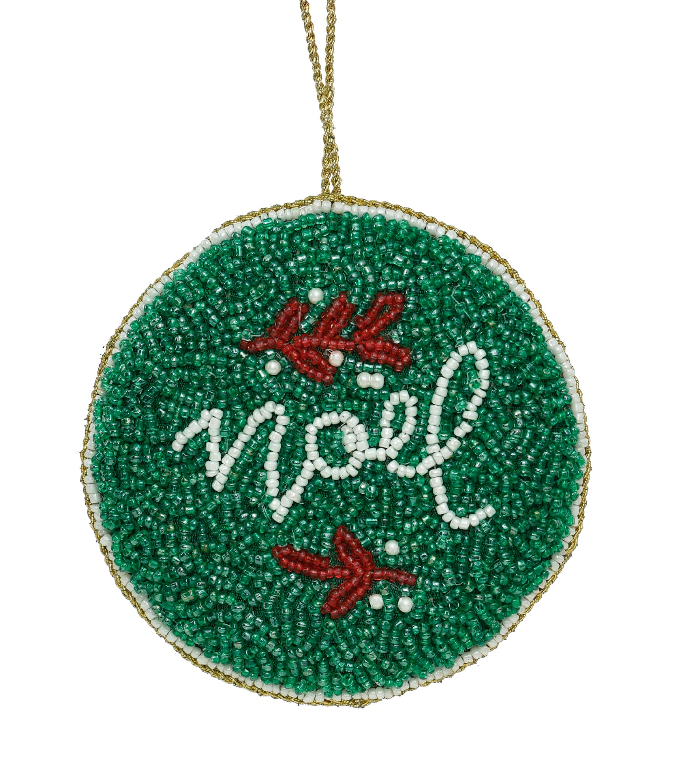 Christmas Noel Hanging Hand-embroidered Ornament