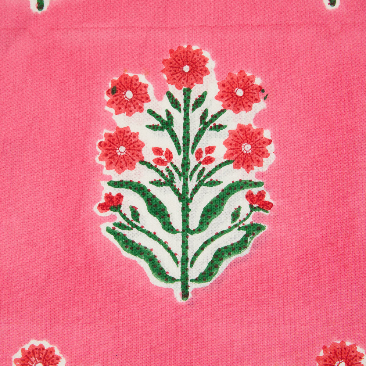 Jeu de Singes Pink & Green Cushion Cover