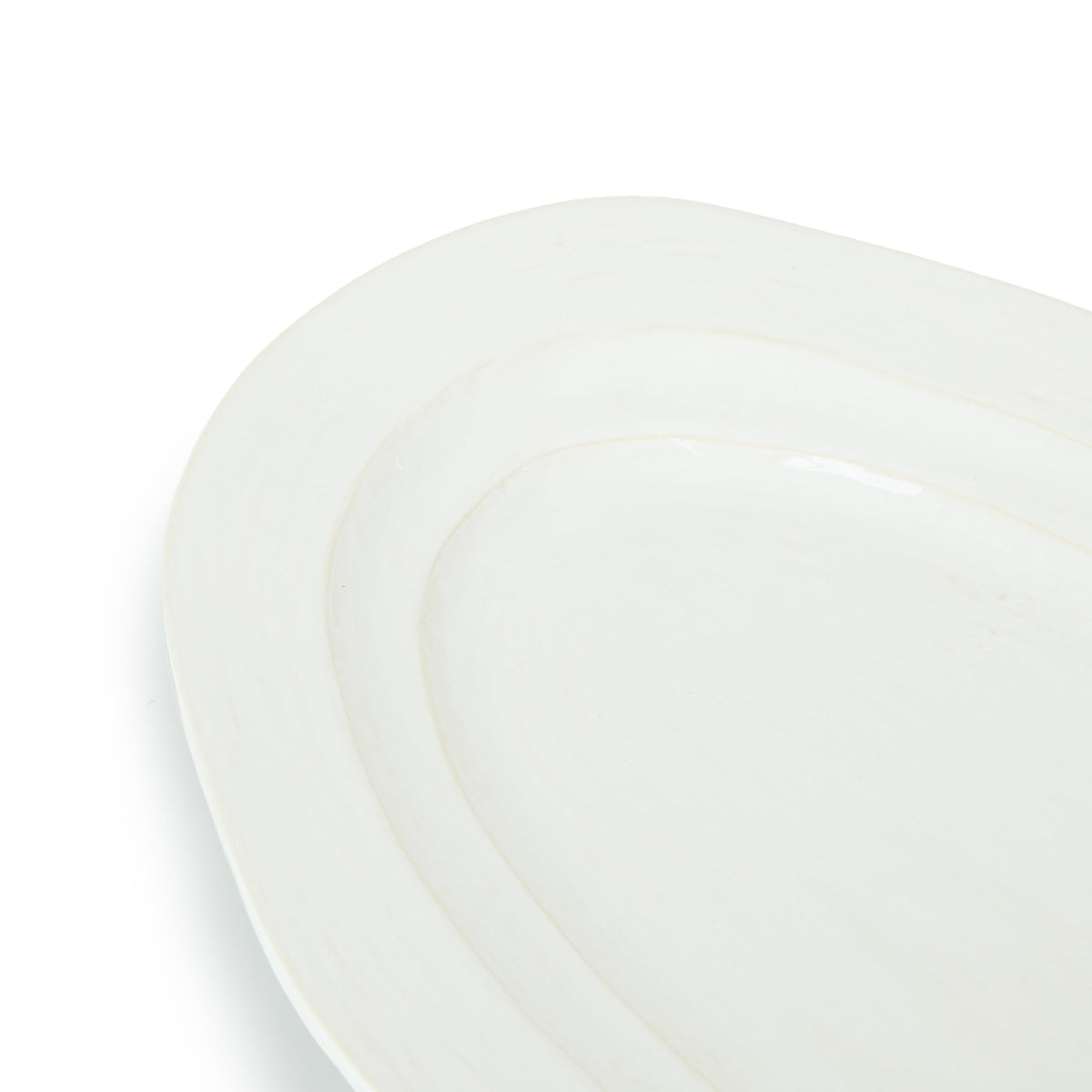 Toscana Oval Platter White, 29.5" x 11.42"