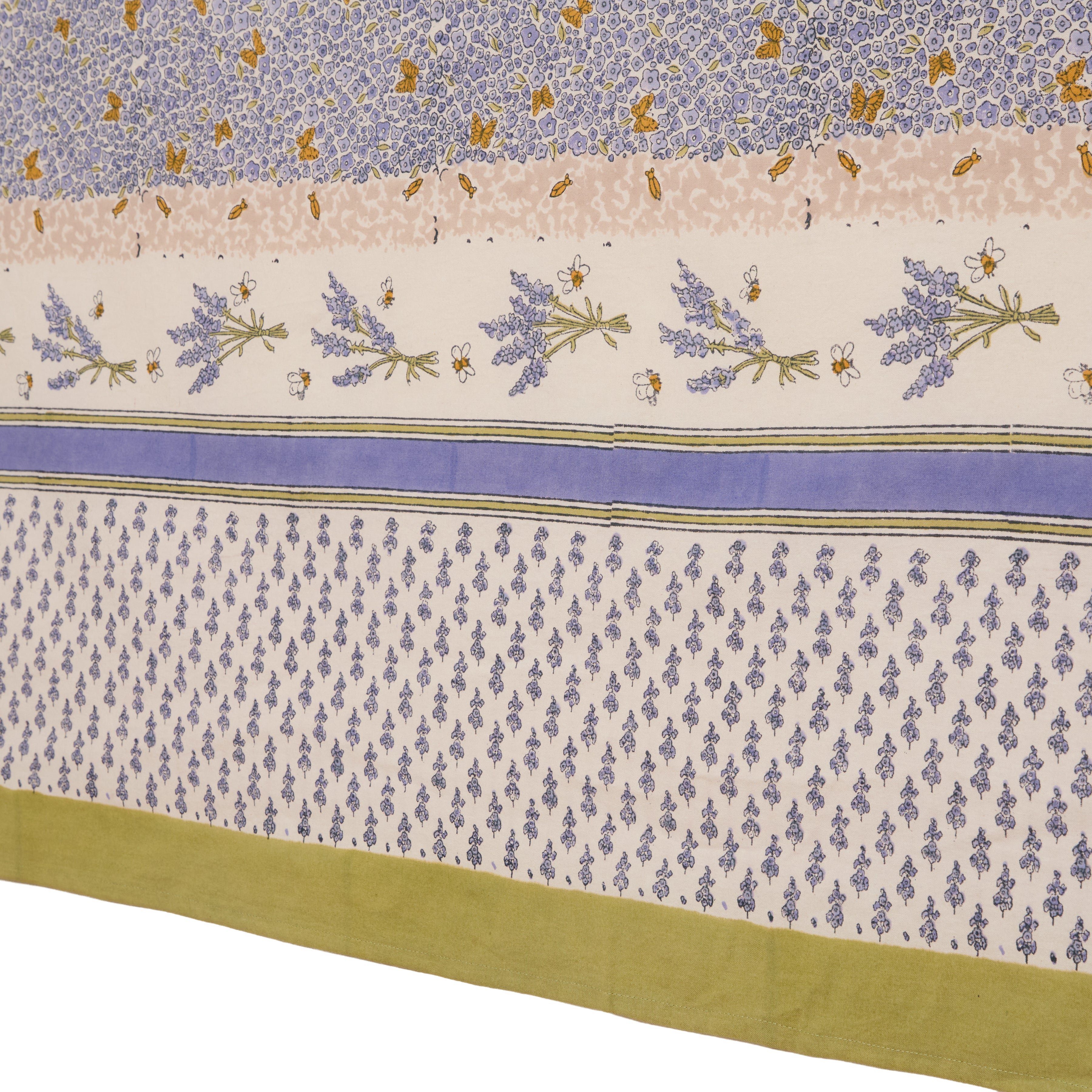 French Tablecloth Lavender Bouquet Purple