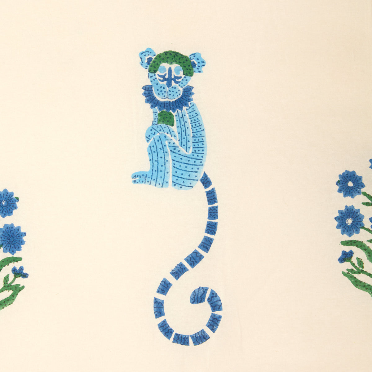 Jeu de Singes Blue & Green Tablecloth