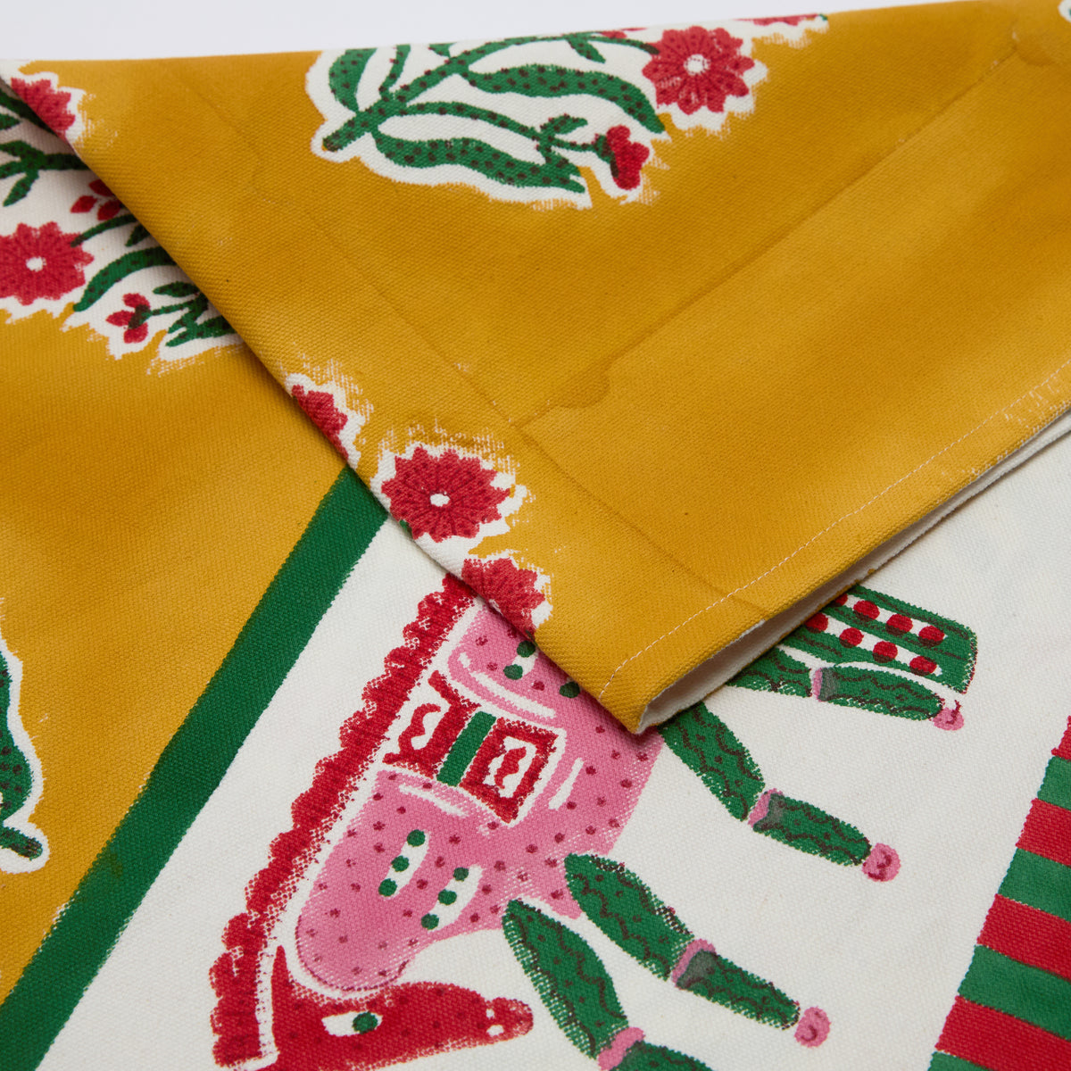 Cheval Nomade Mustard & Green Tea Towels, Set of 2