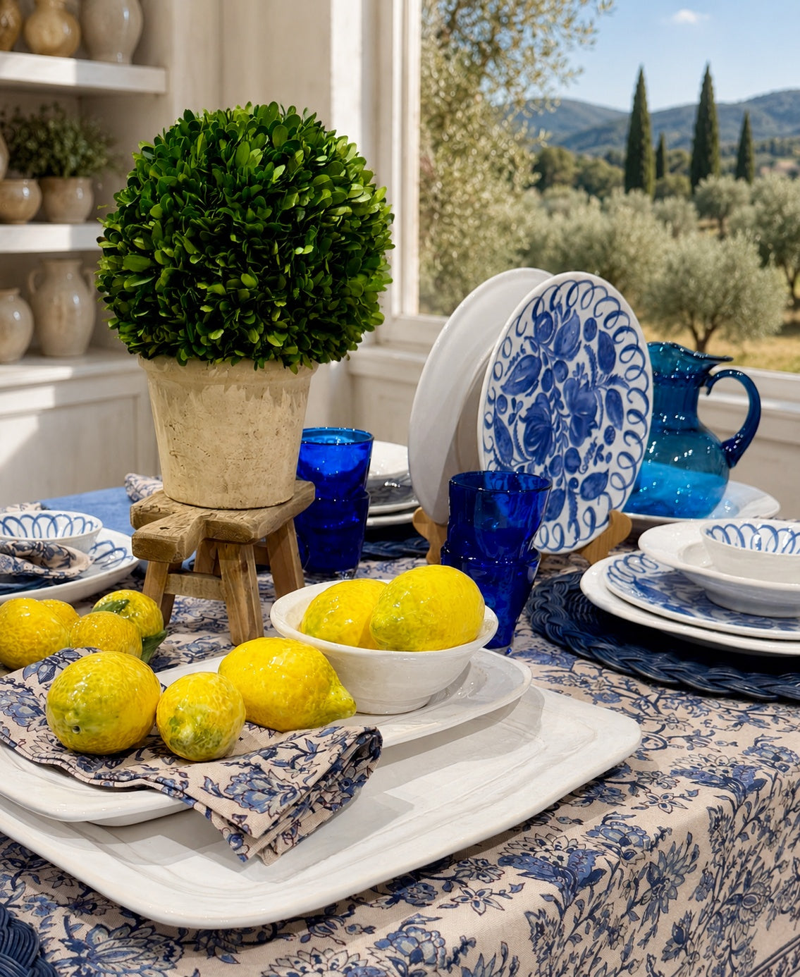 Pizani Ceramic Lemons Large 4" Set of 2