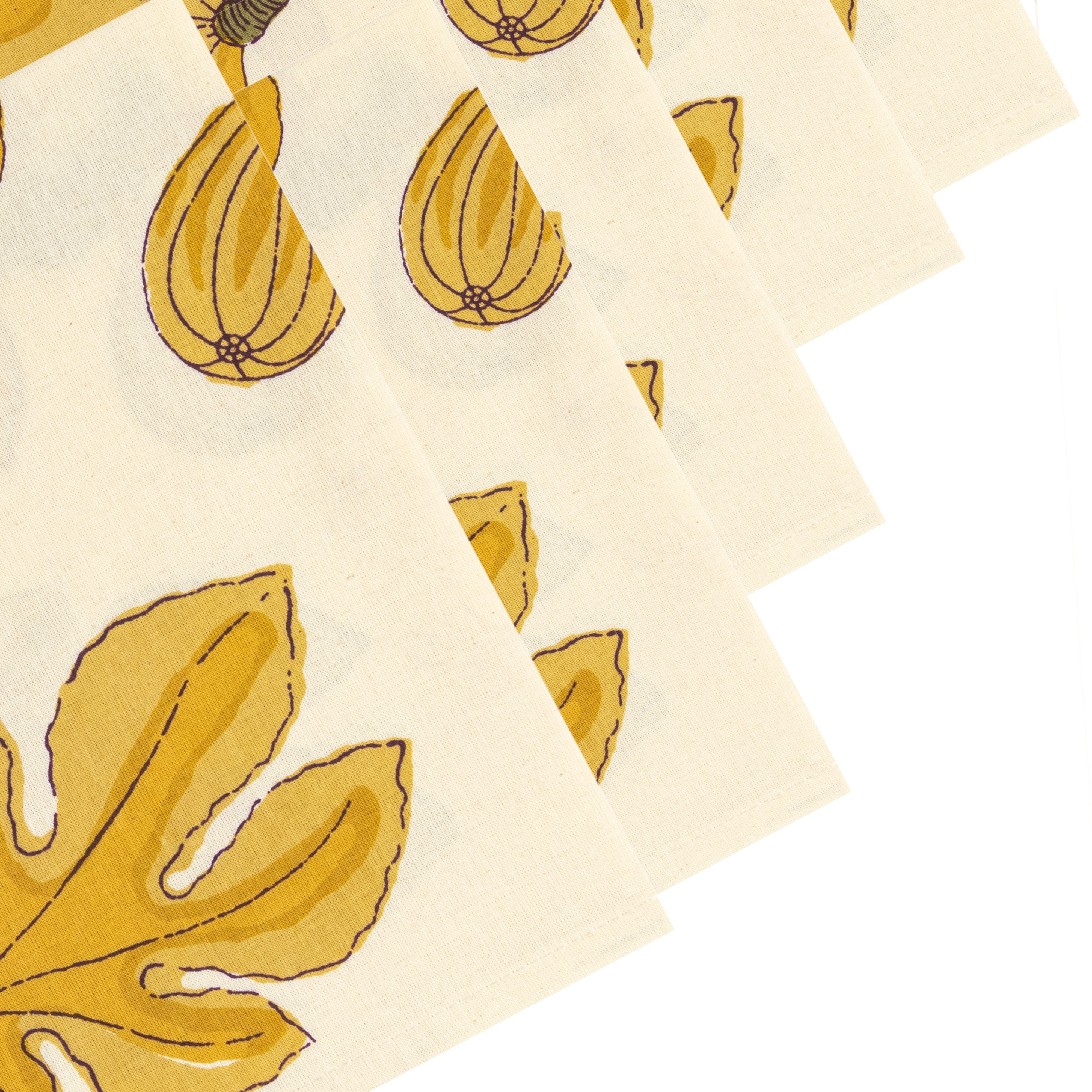 Fig Citrine Napkins, Set of 6