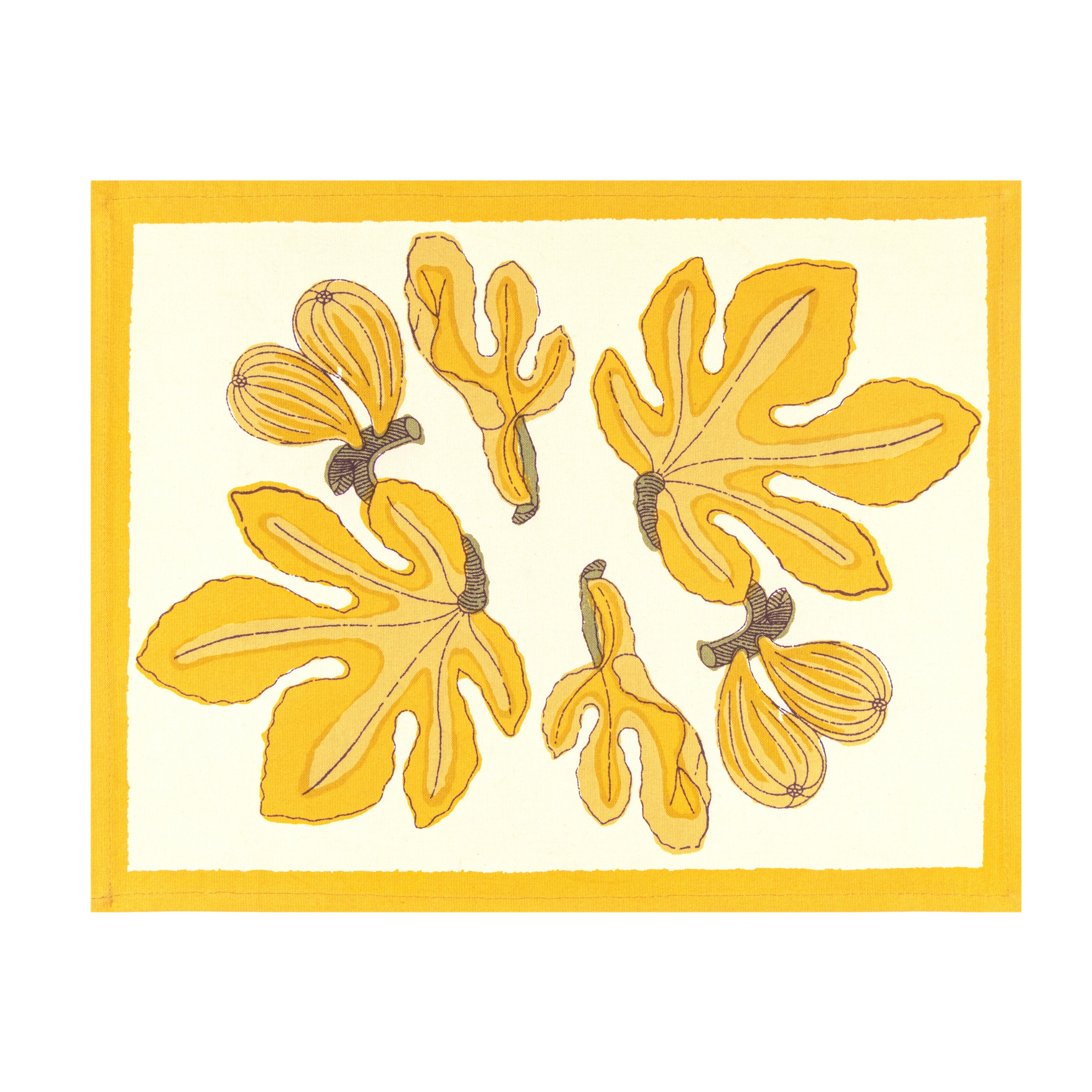 Fig Citrine Placemats, Set of 6