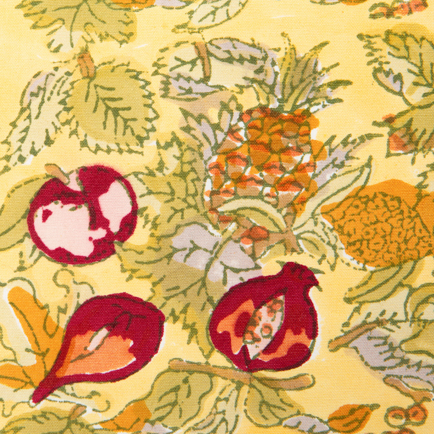 French Tablecloth Tutti Frutti Yellow & Green