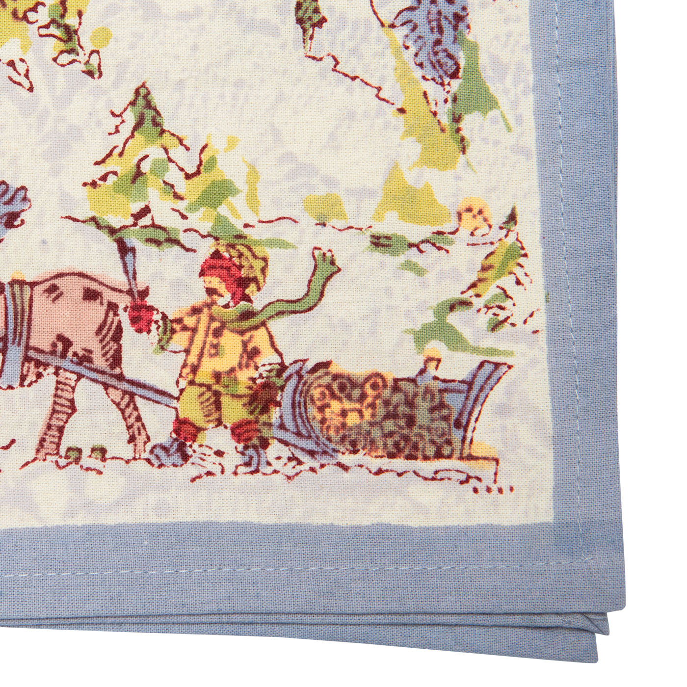 Renne Grey & Blue Placemats, Set of 6