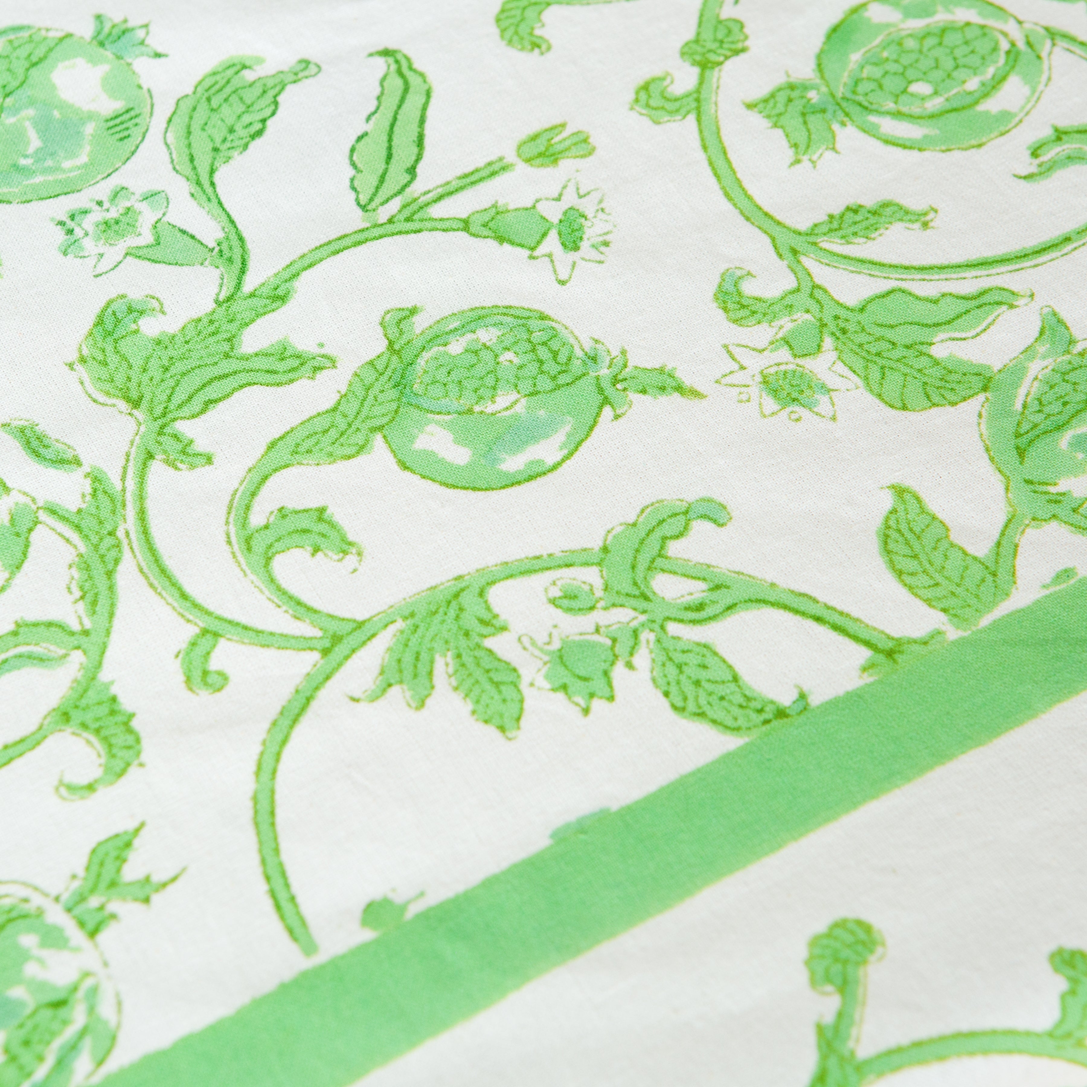 French Tablecloth Granada Parrot Green
