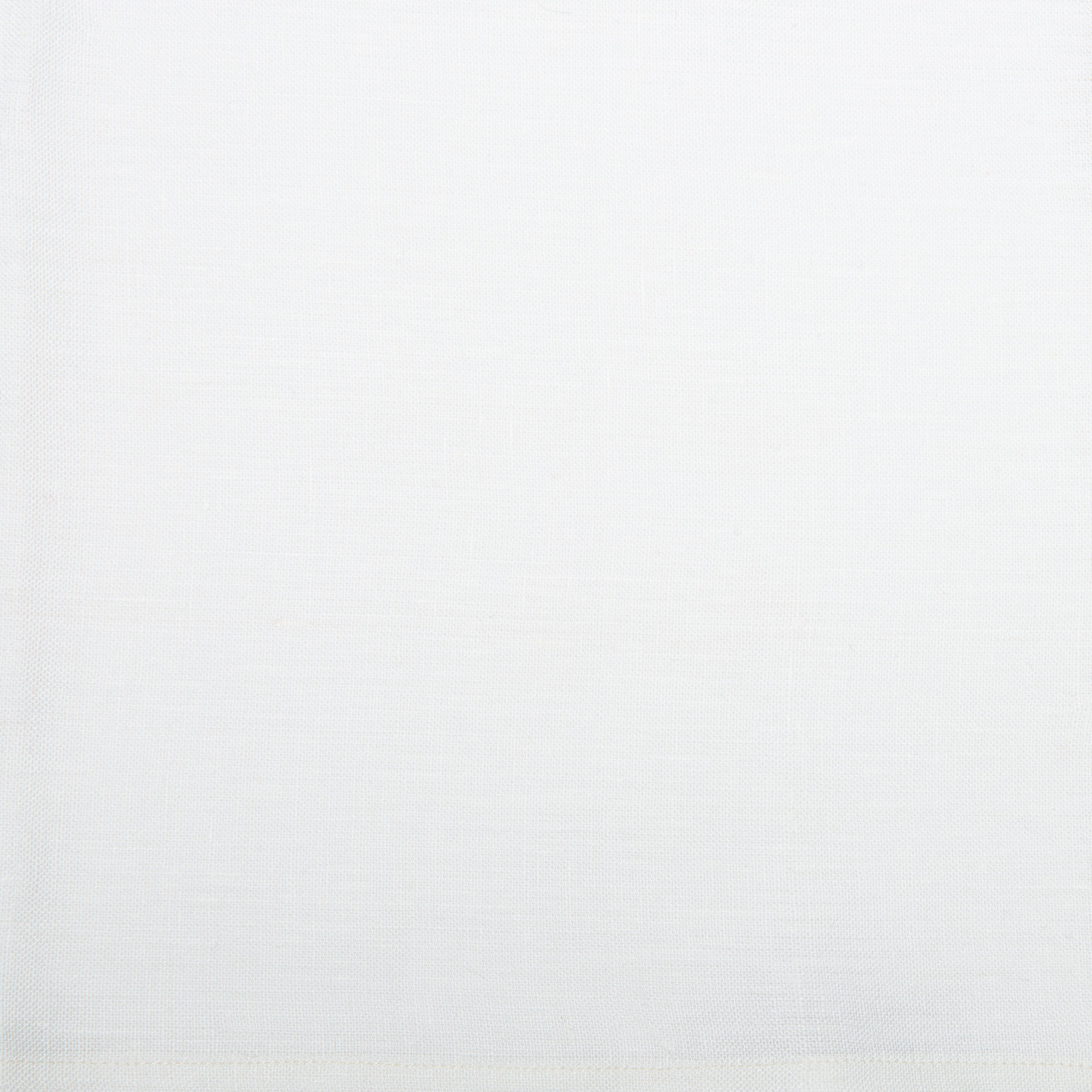 Palma Handwoven Linen White Napkins 20x20 - Set of 4