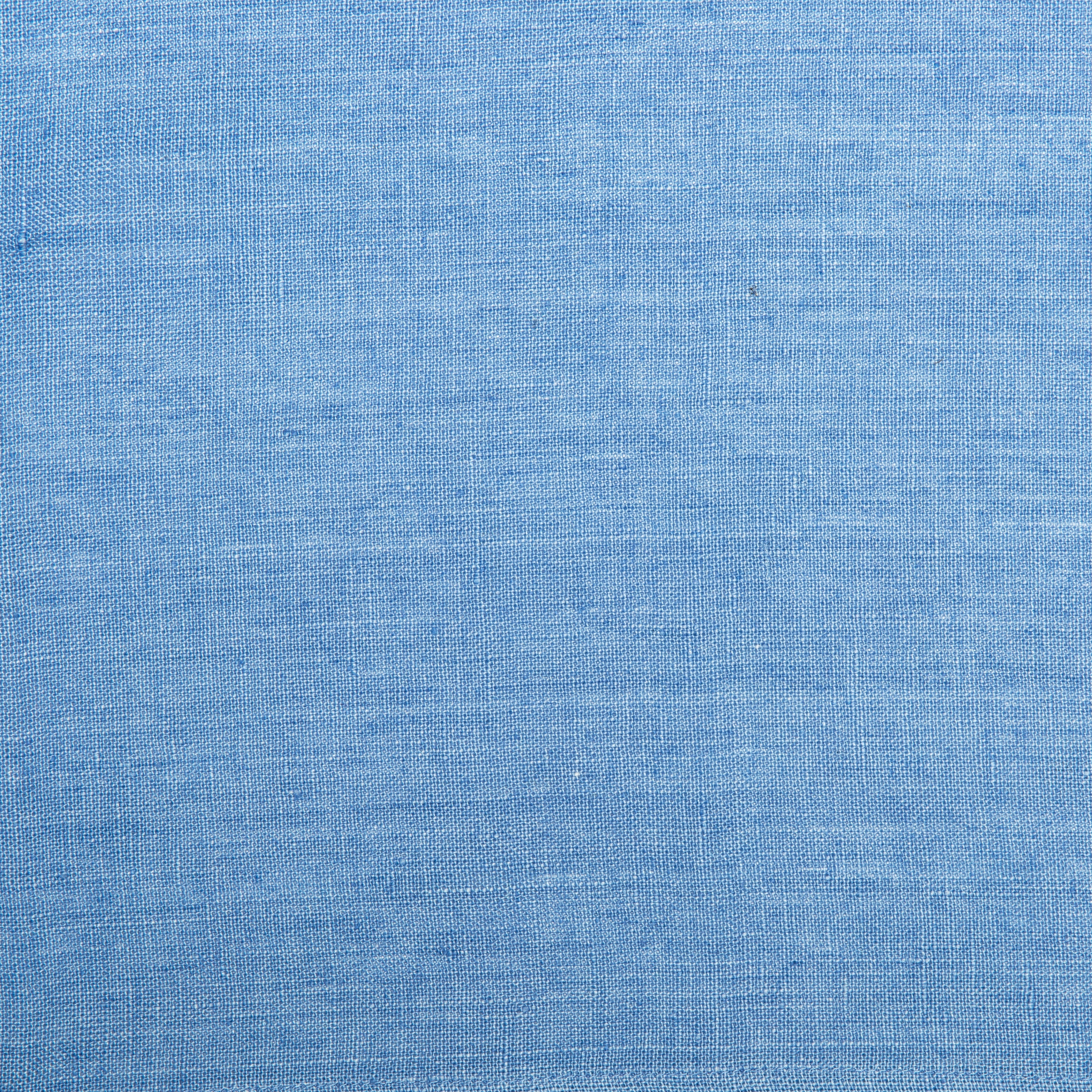 Palma Handwoven Linen Cornflower Blue Napkins 20x20 - Set of 4