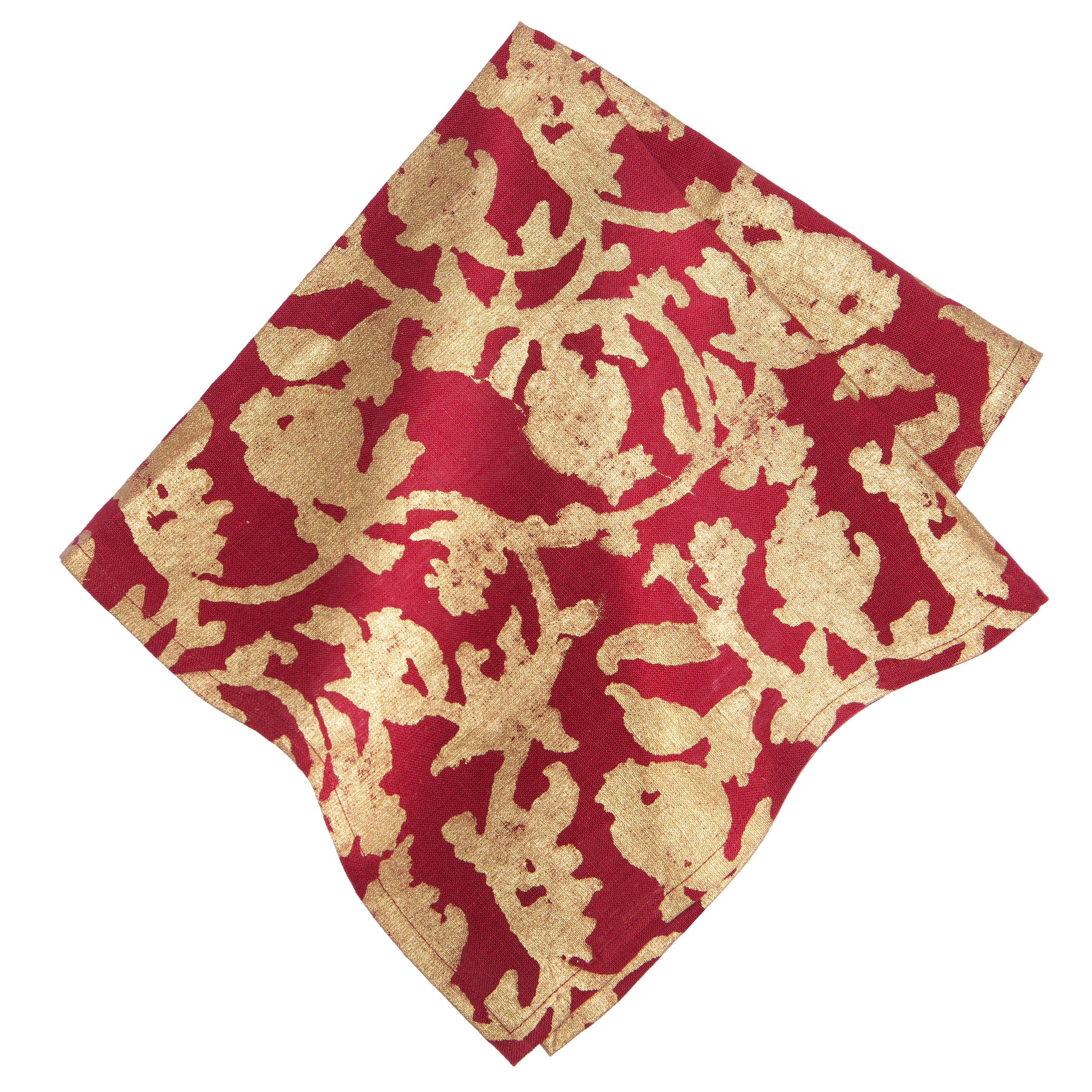 Saint-Rémy d'Or et Rouge Napkins - Set of 6