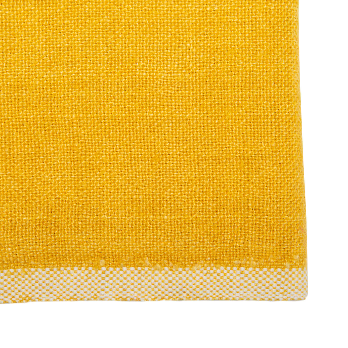 Chunky Linen Mustard Napkins, Set of 4