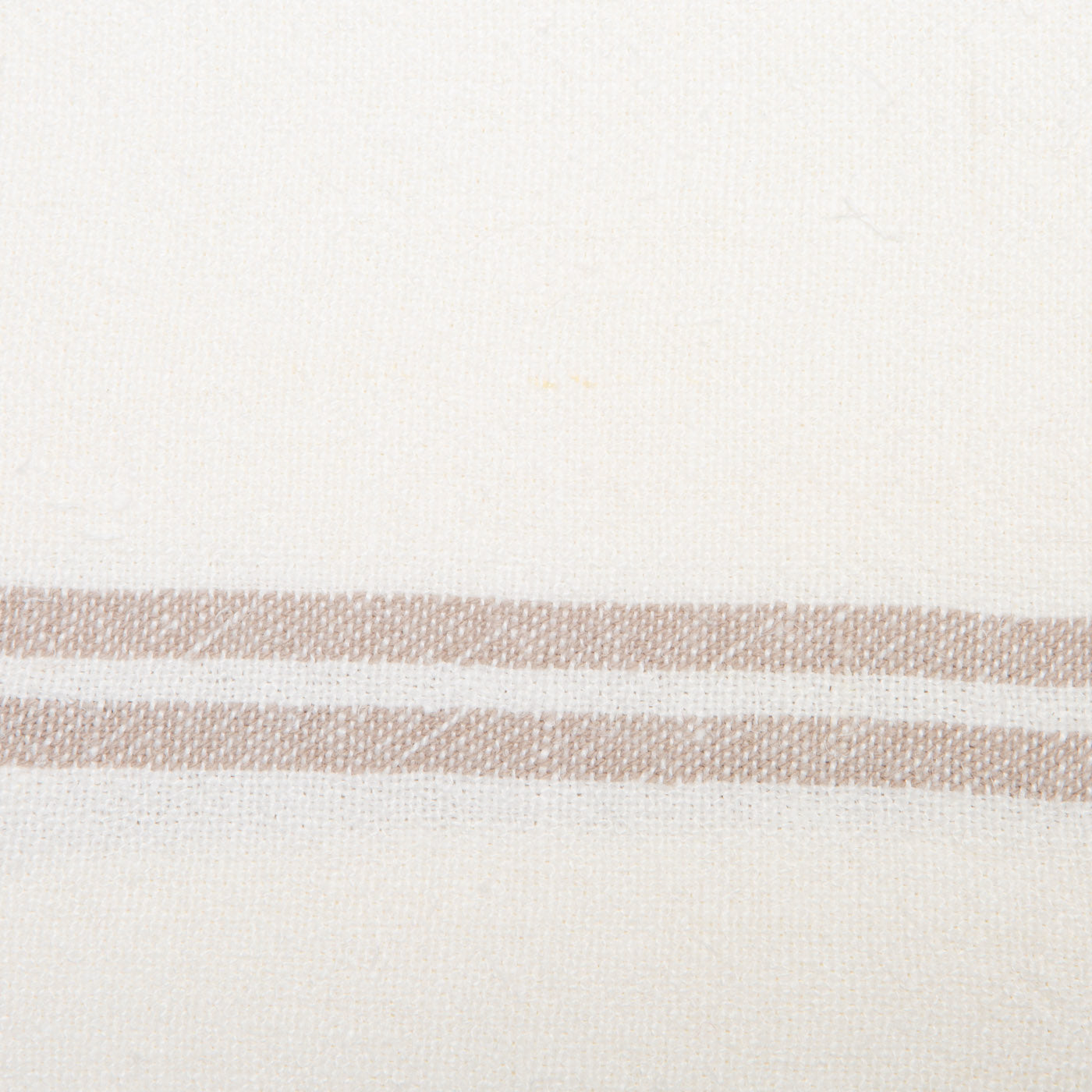 Vintage Linen Napkins Ivory & Grey, Set of 4