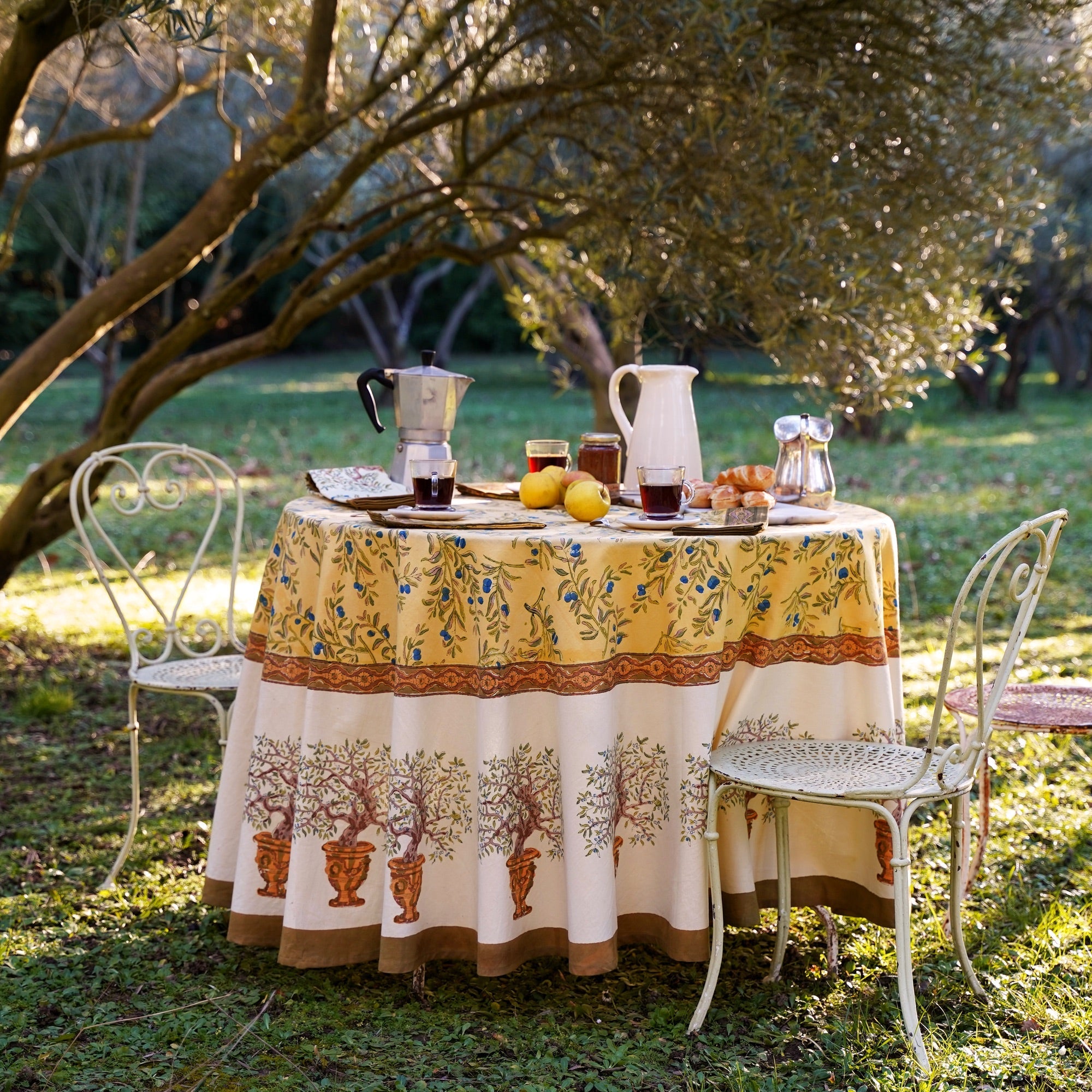 French Tablecloth Olive Tree