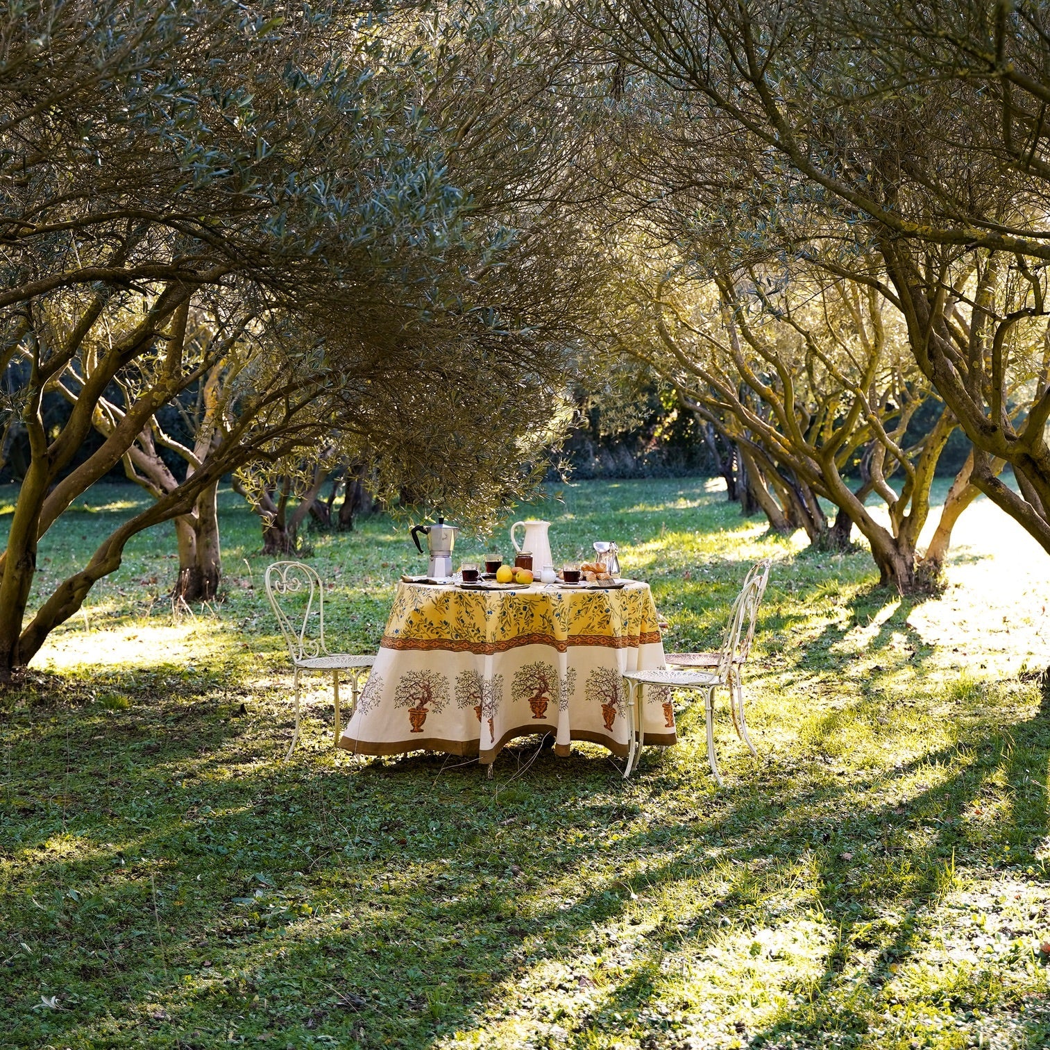 French Tablecloth Olive Tree