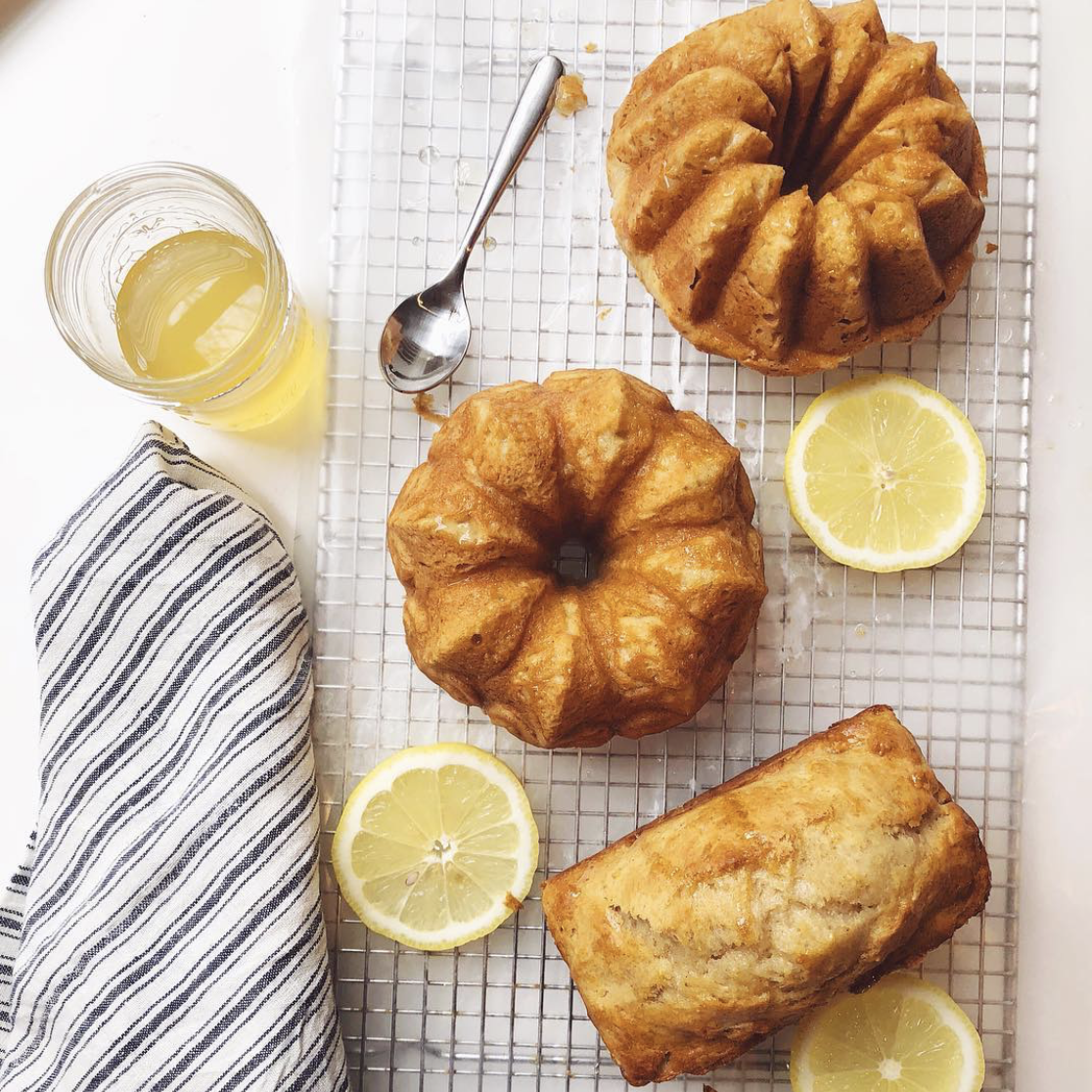 Boat Stripe Linen Kitchen Towels White & Blue, Set of 2