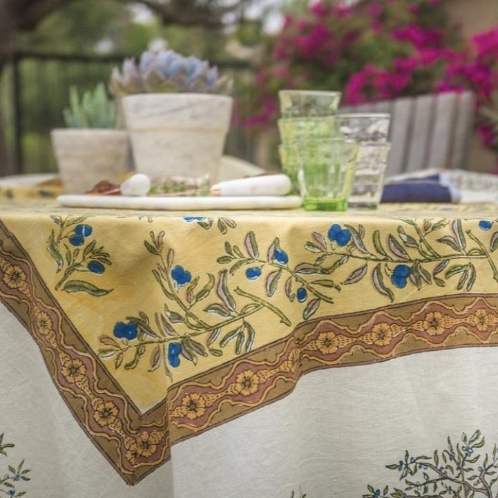 French Tablecloth Olive Tree
