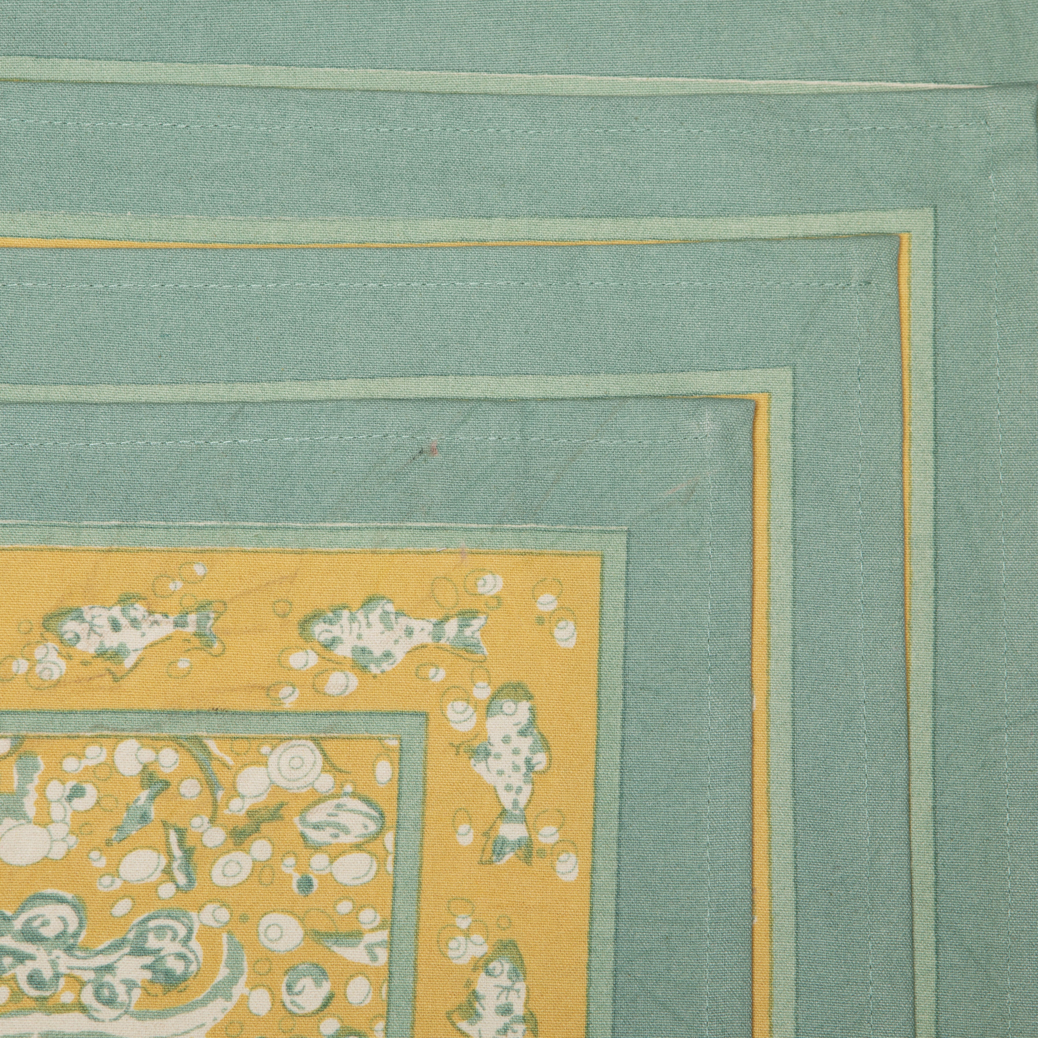 La Mer Placemats Aqua & Citrine, Set of 6