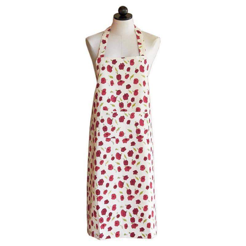 Poppies Apron- French Linen Apron by Bruno Lamy